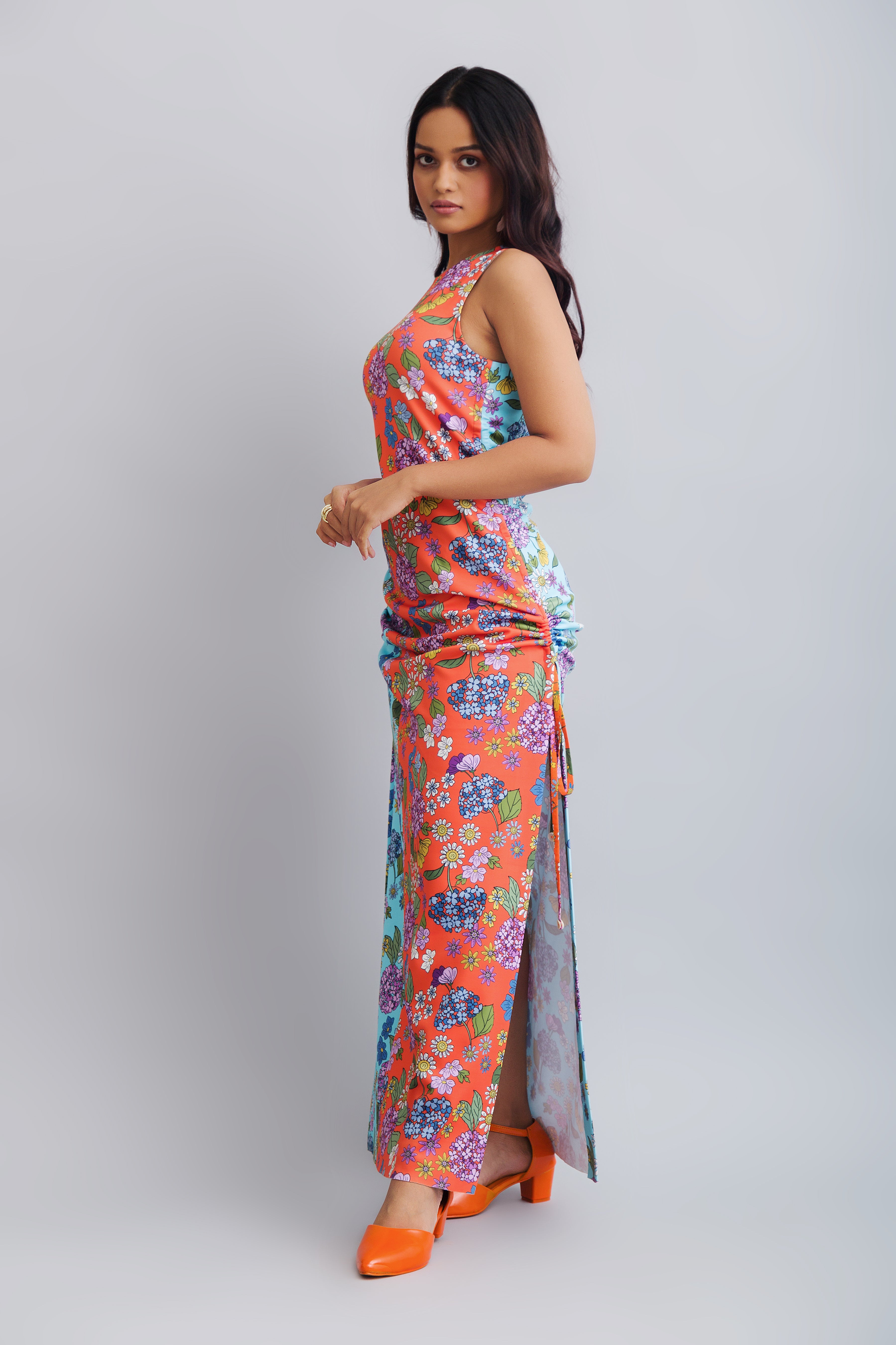 ruched dress