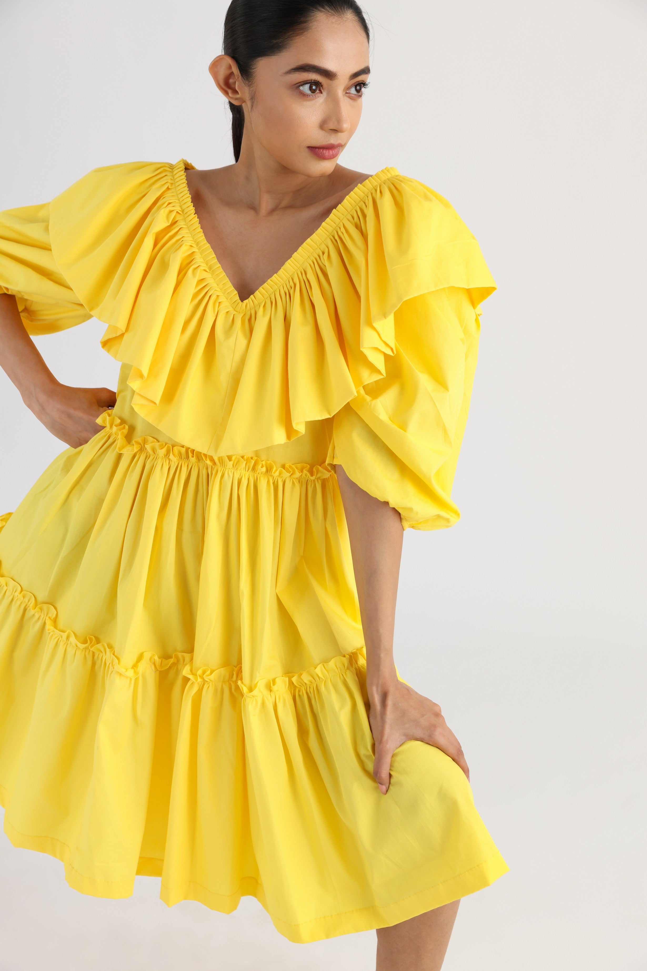 THE EUNOIA FRILL DRESS