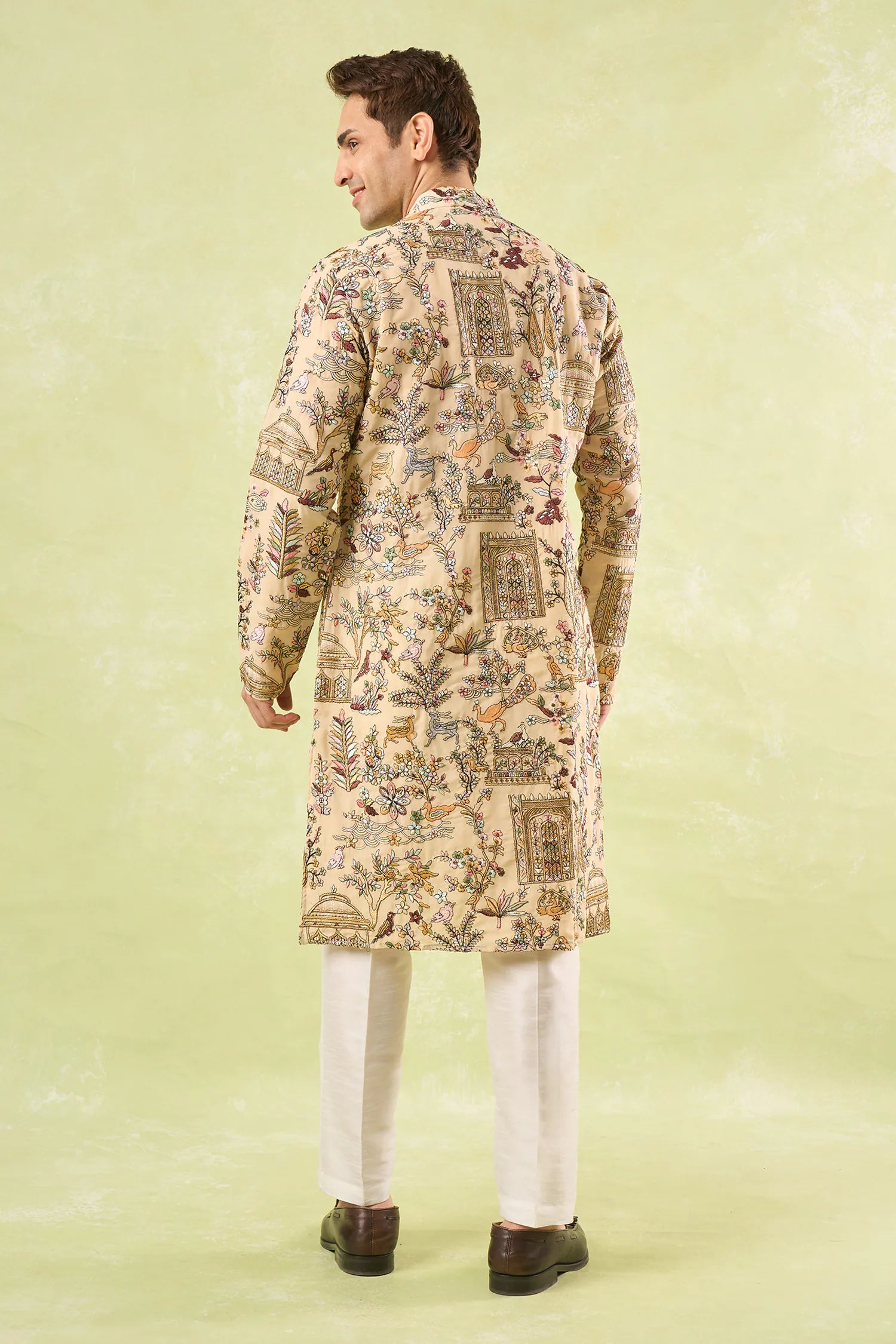 Yellow Embroidered Kurta Set