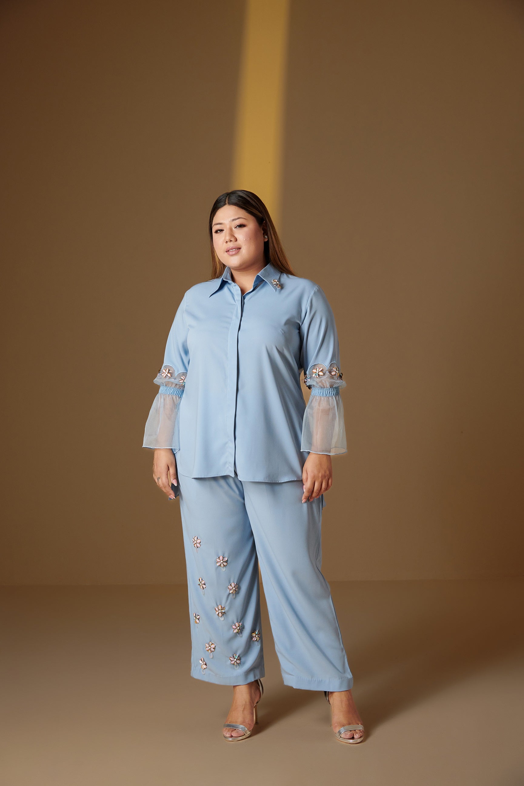 Ambar Sky Blue Co-ord Set