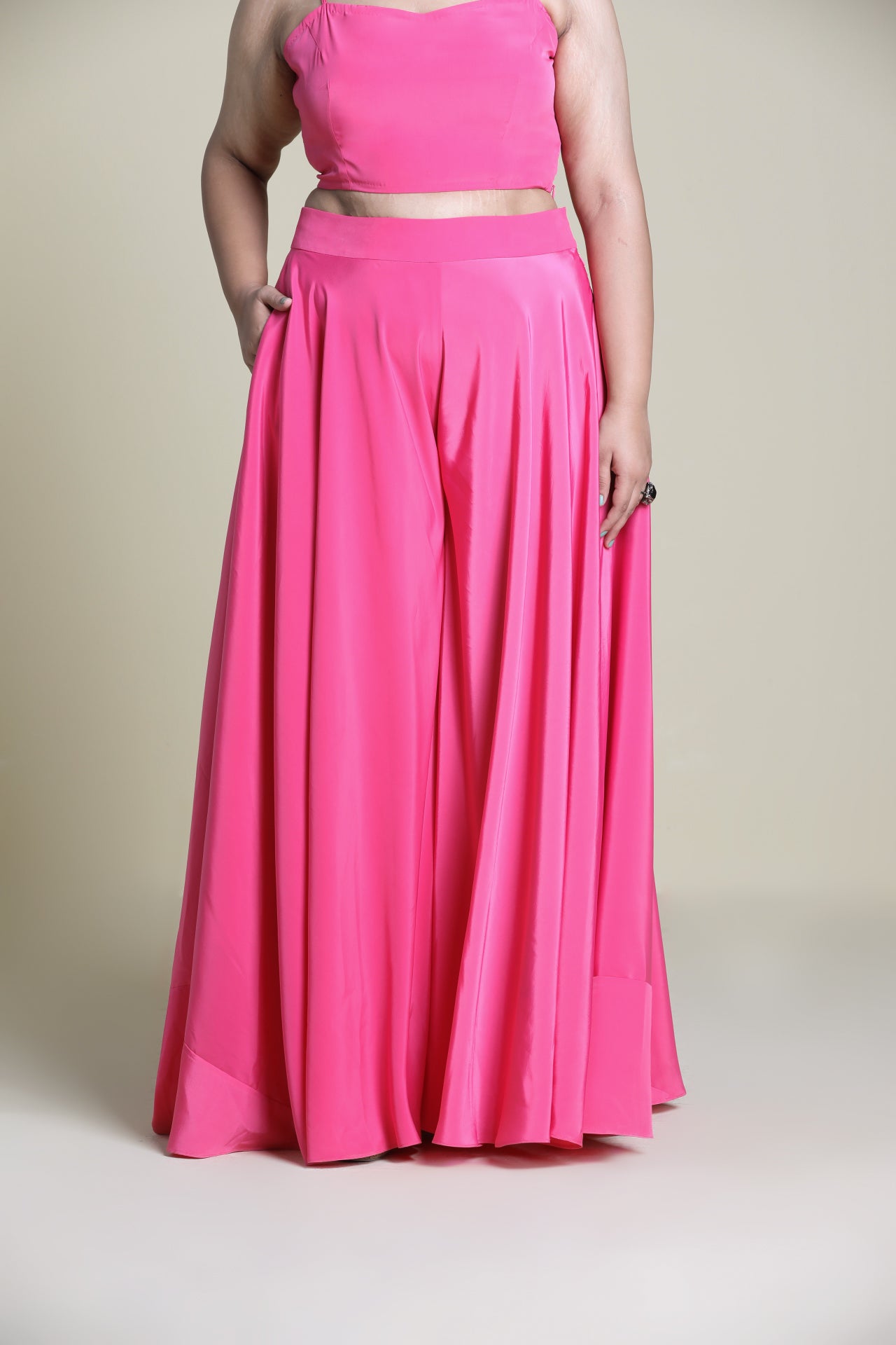 Flared Blossom Pants