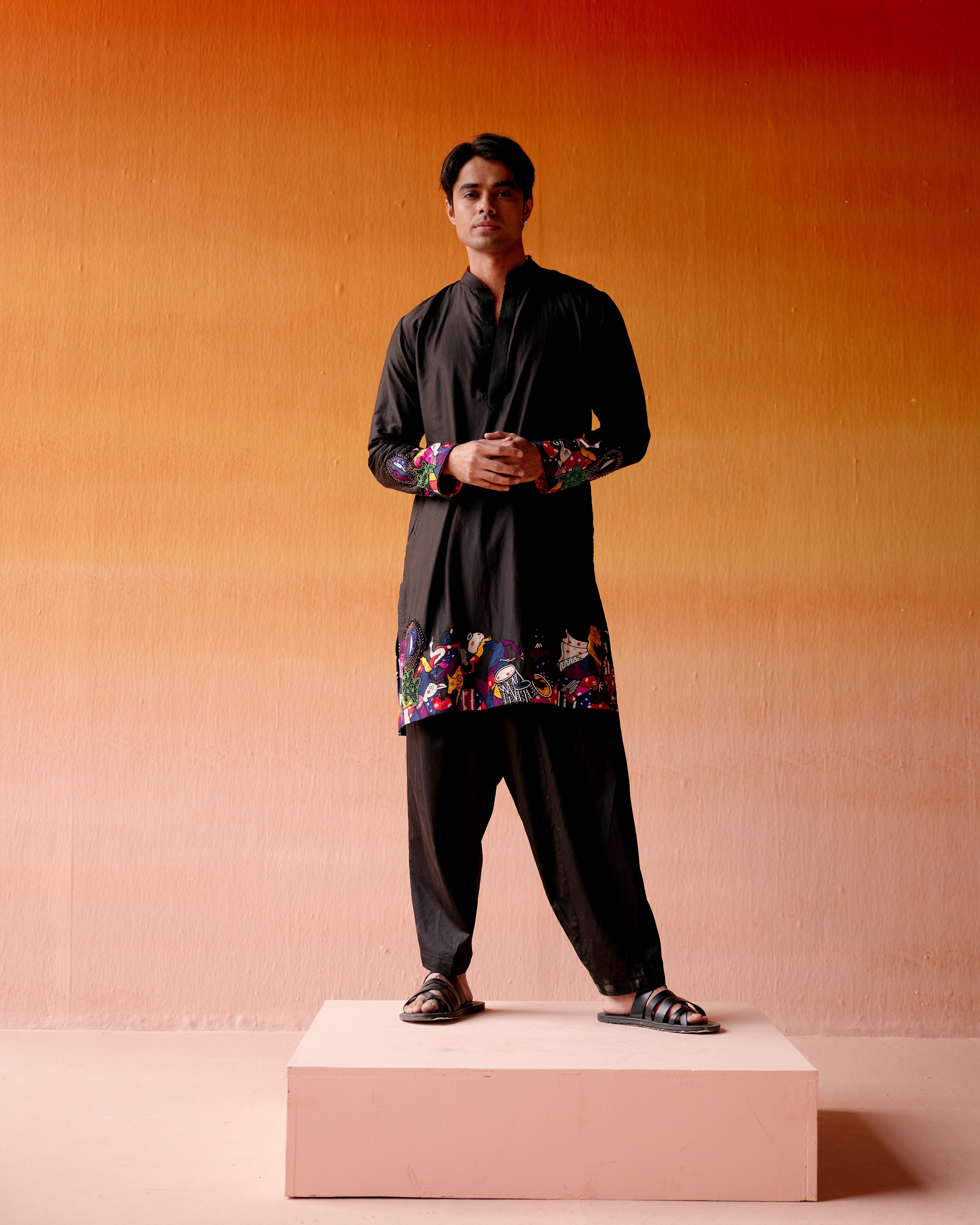 ART DECO KURTA WITH SALWAR