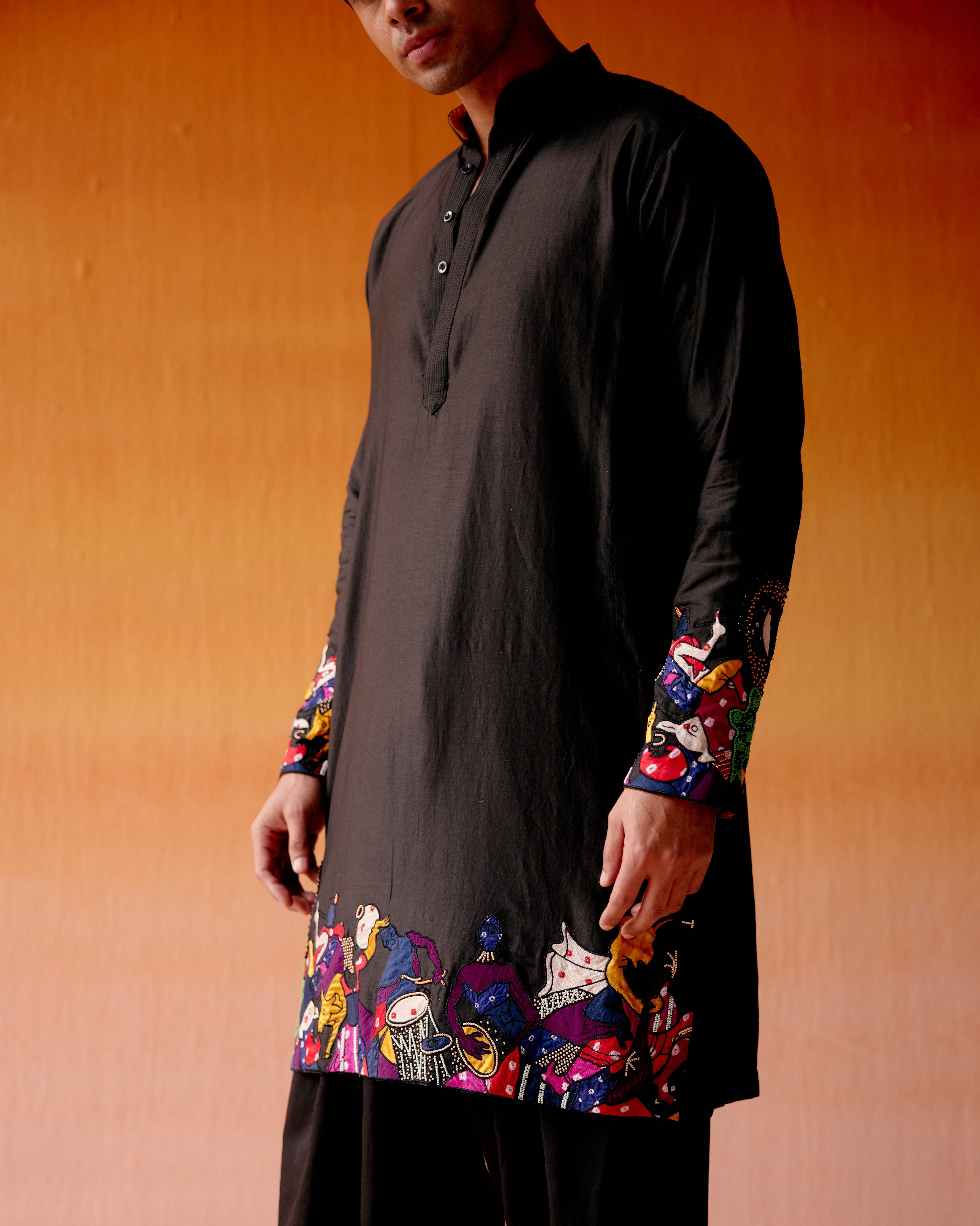 ART DECO KURTA WITH SALWAR