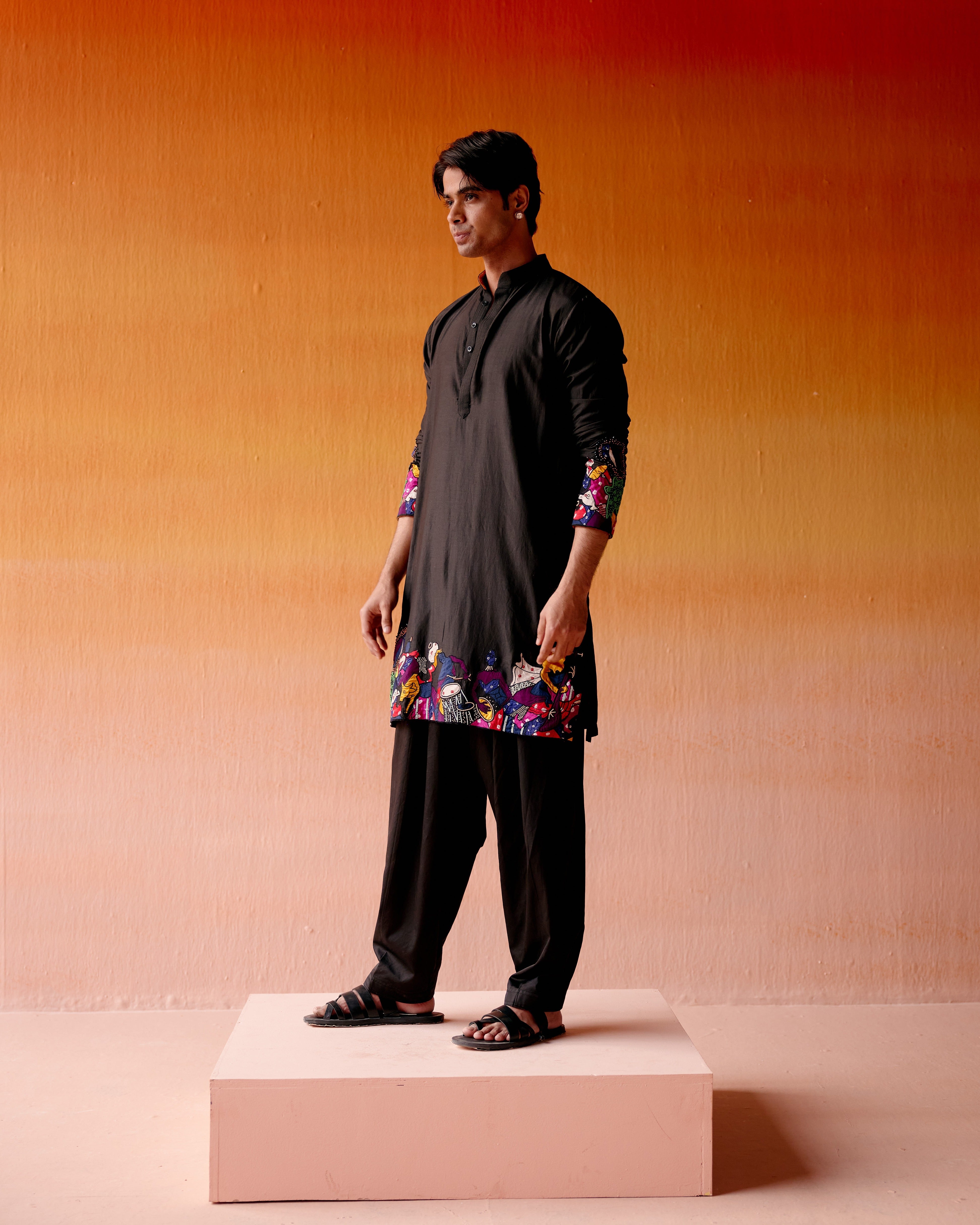 ART DECO KURTA WITH SALWAR