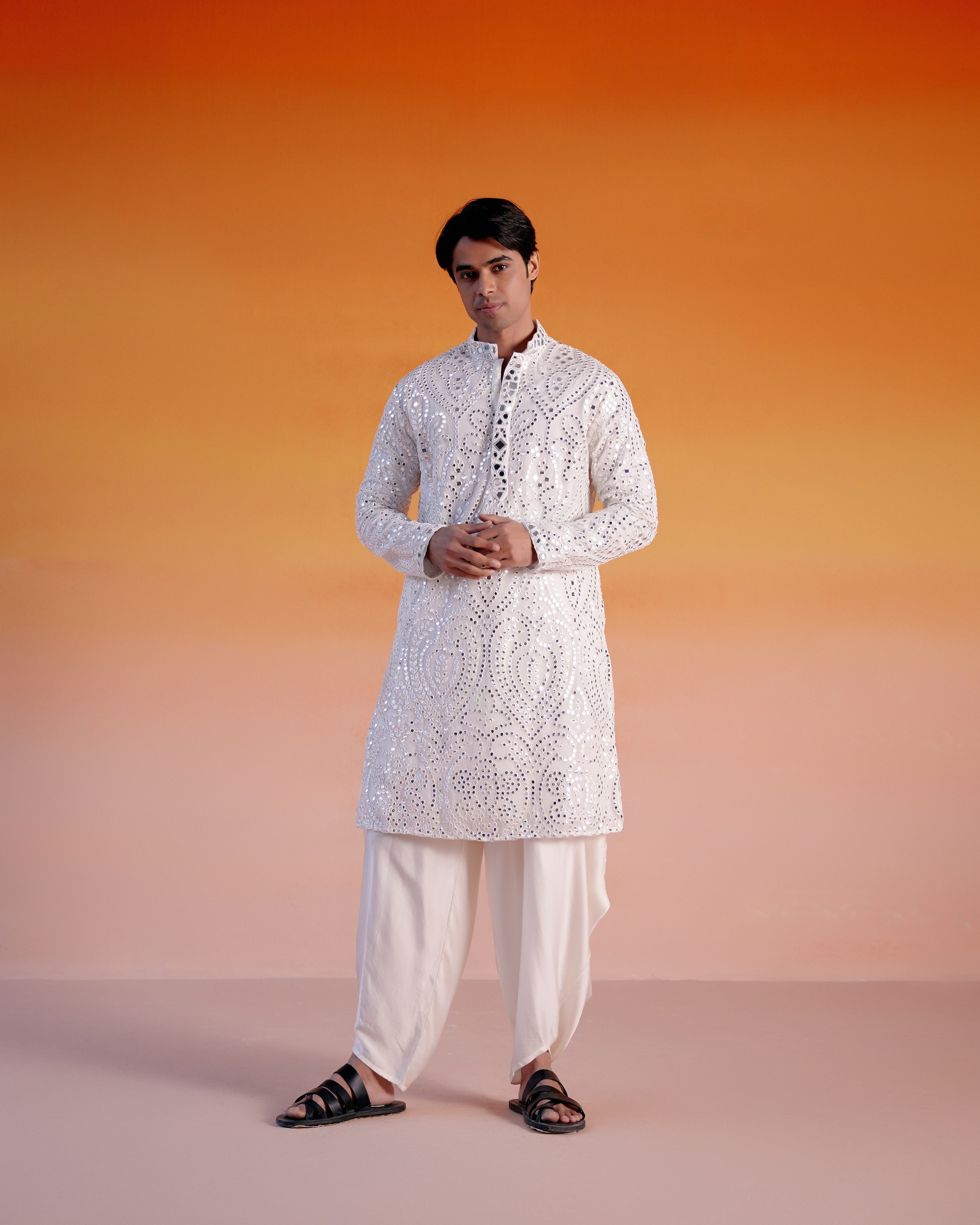 MIRRORWORK KURTA WITH Salwar