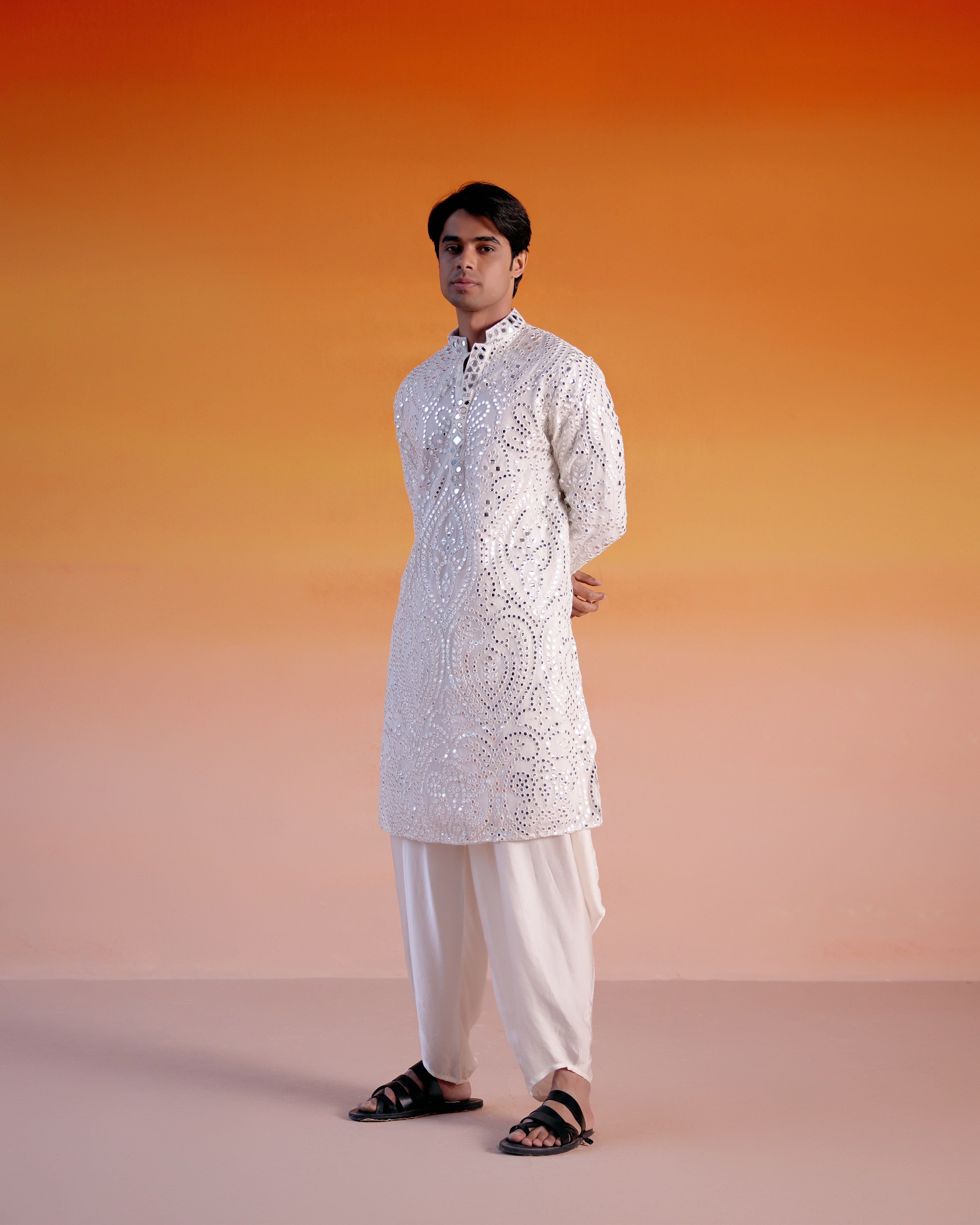 MIRRORWORK KURTA WITH Salwar