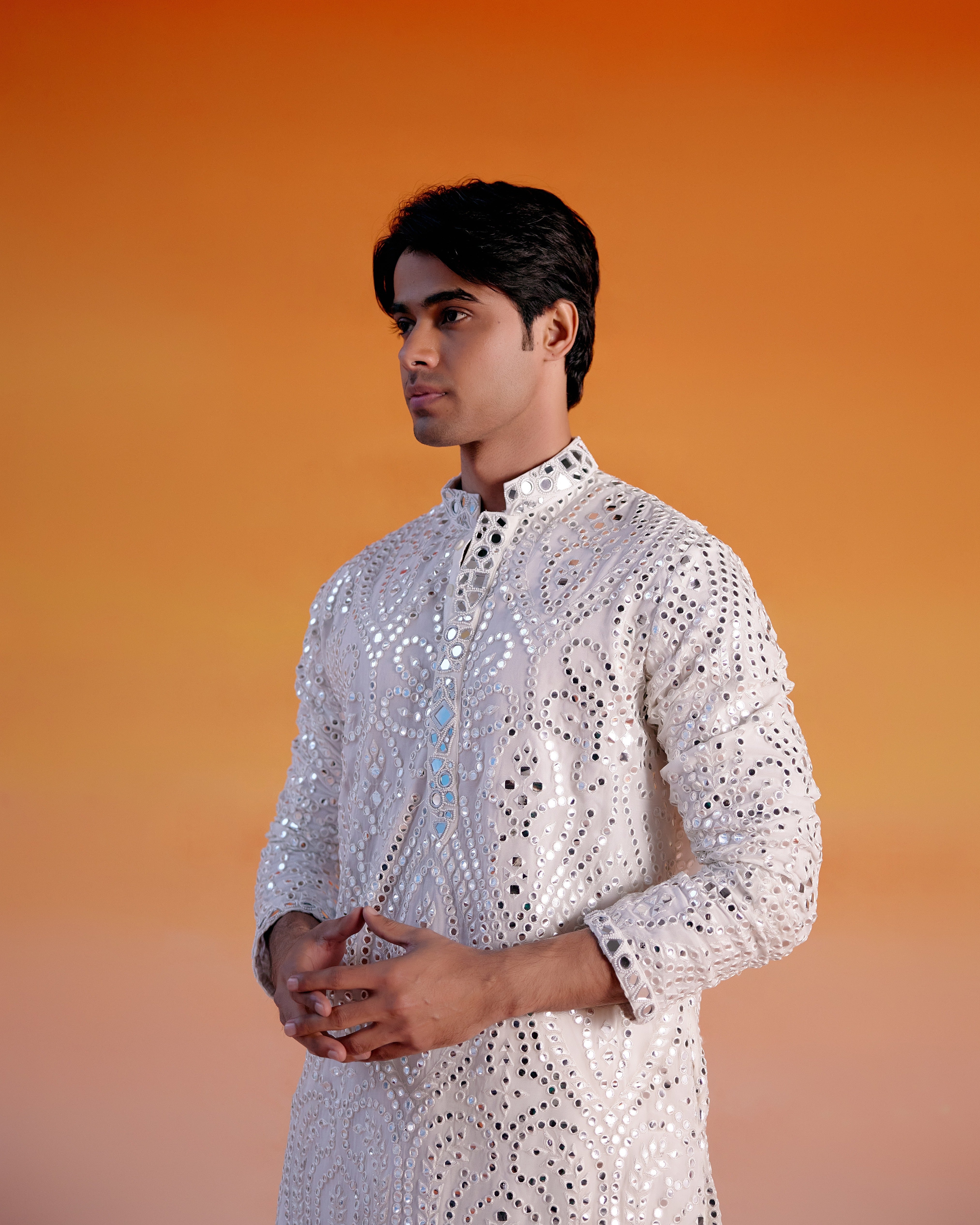 MIRRORWORK KURTA WITH Salwar