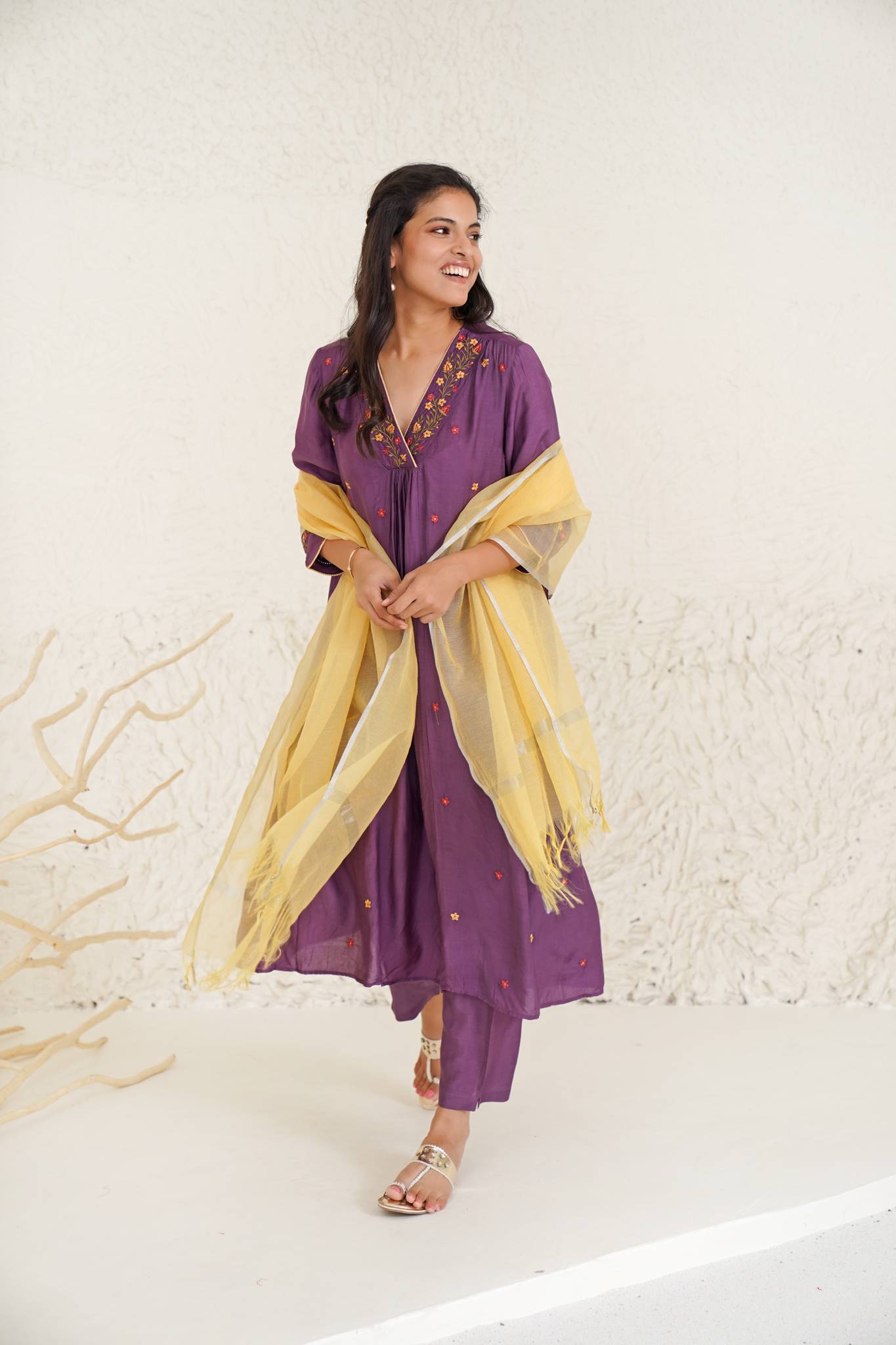 Sunshine Daisy Dupatta