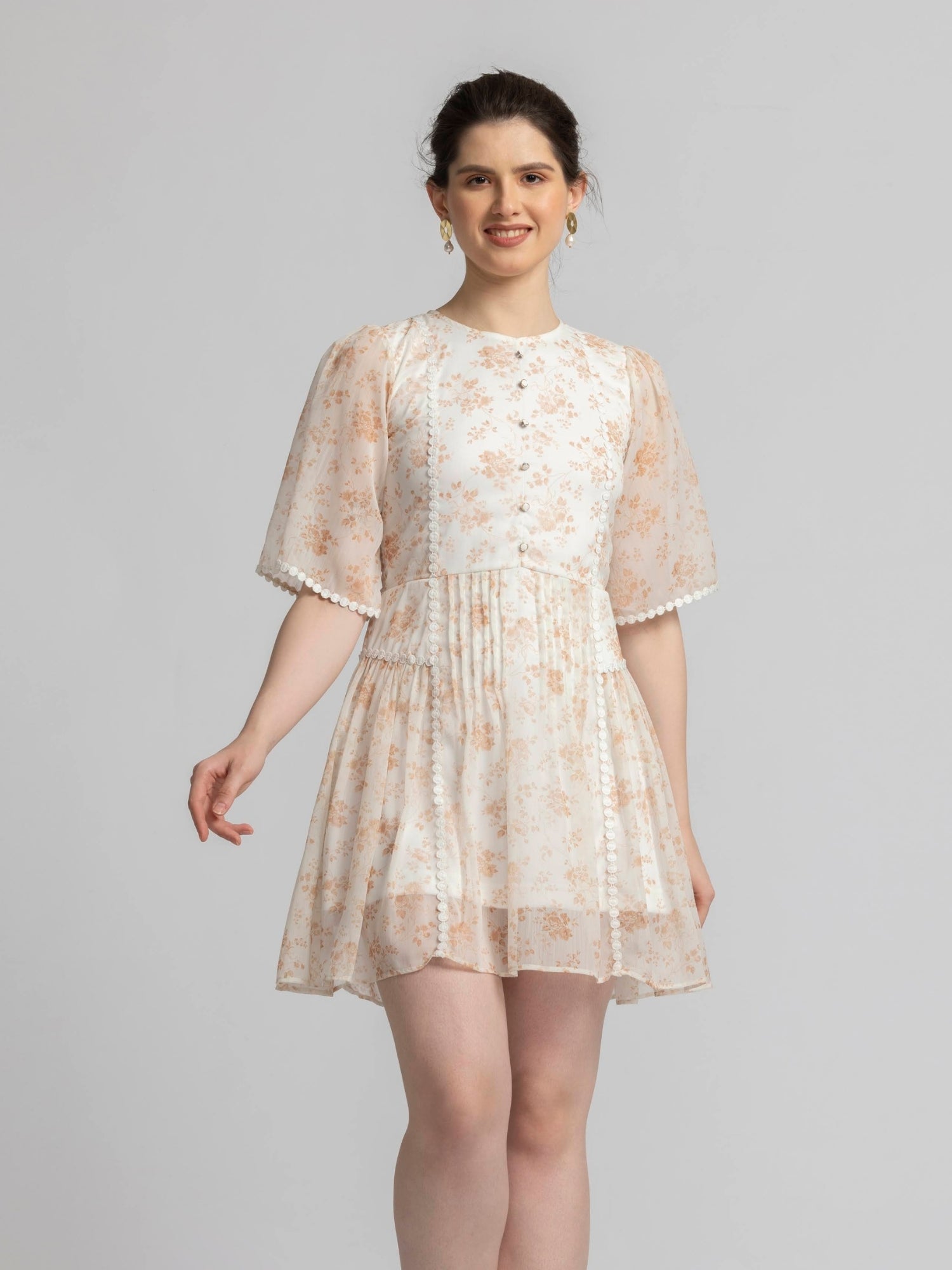 Crimson Comfort Mini Dress