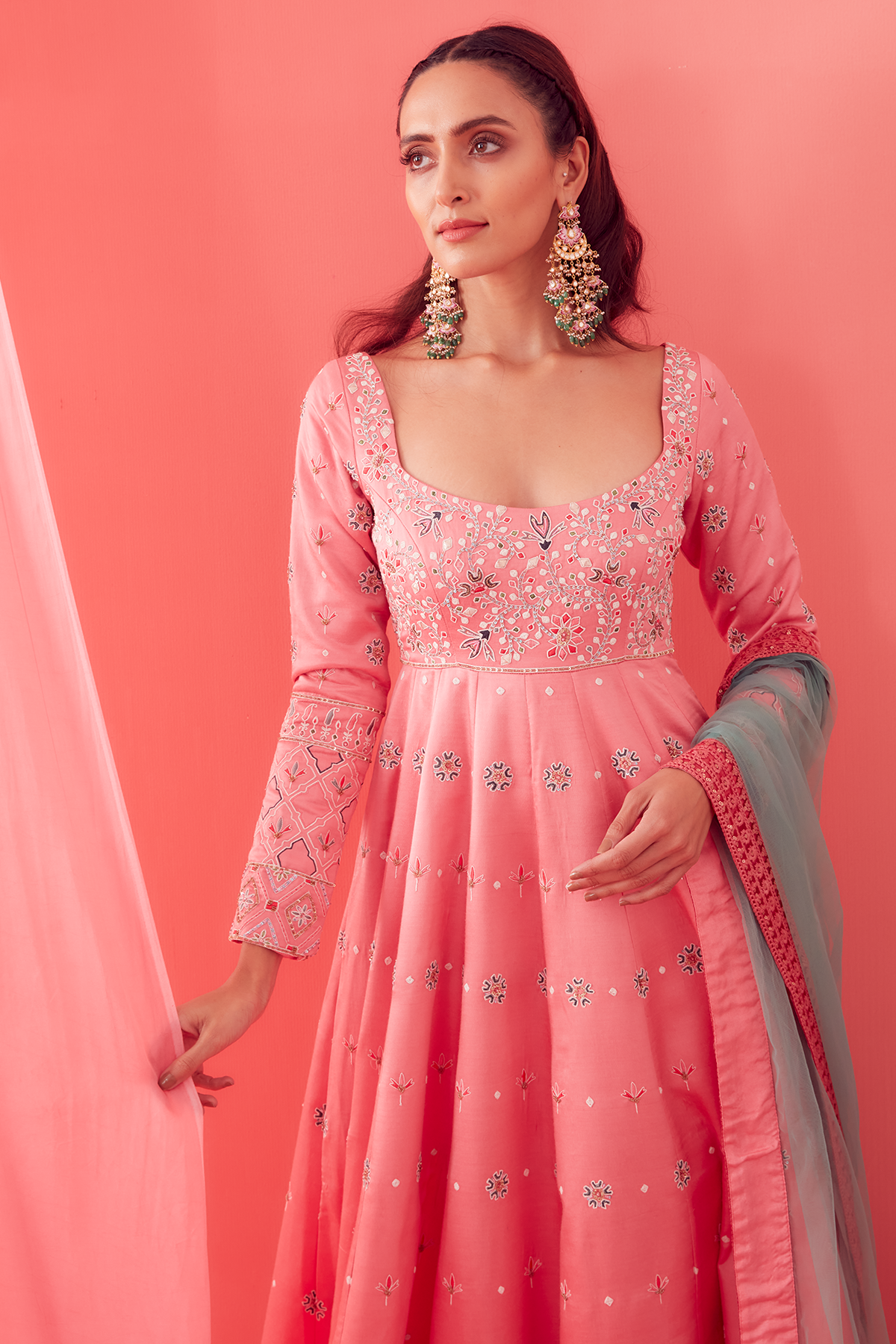 Anarkali Set with Dupatta