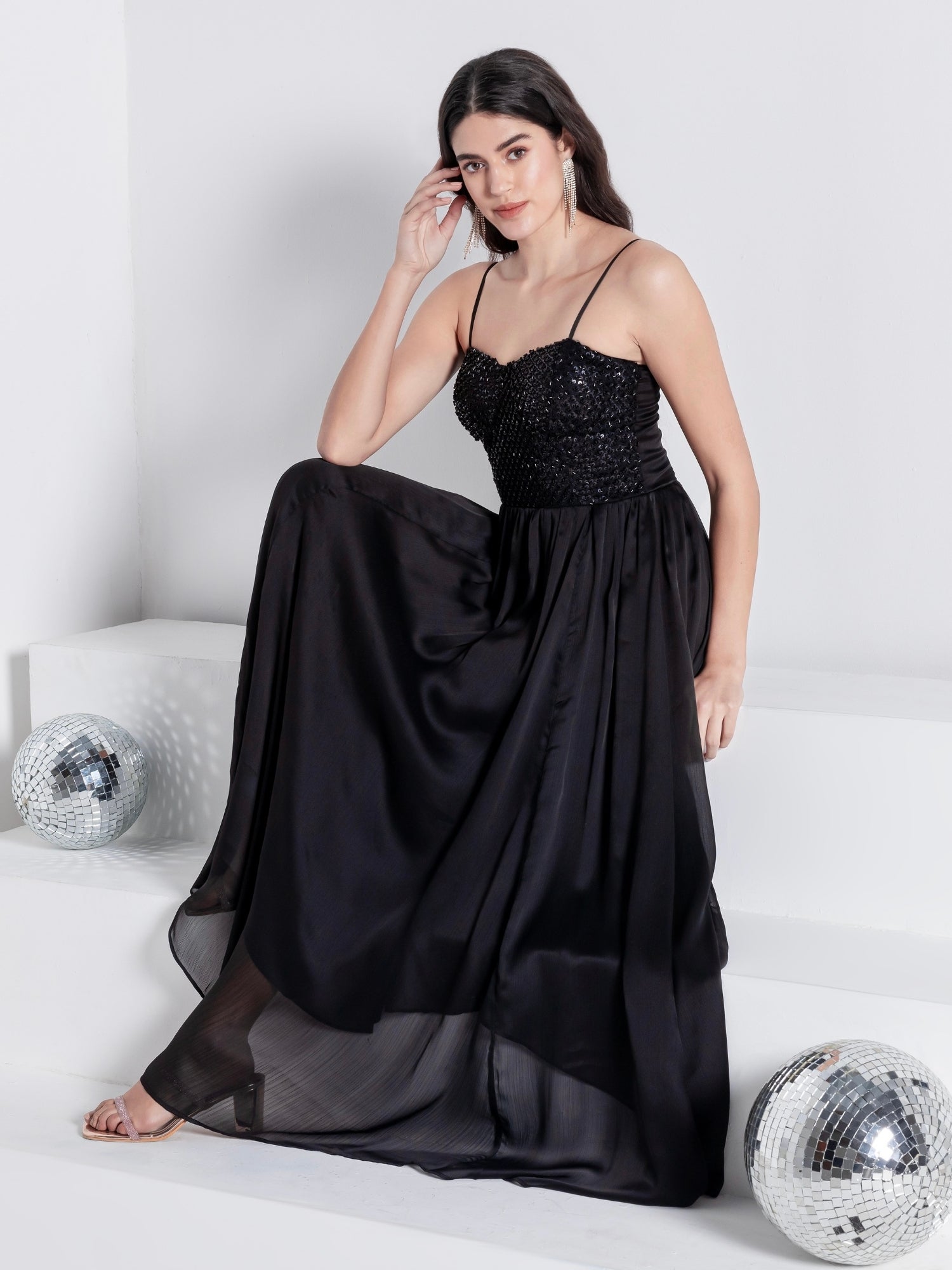 Midnight Luxe Gala Gown