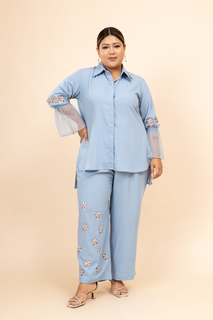 Ambar Sky Blue Co-ord Set