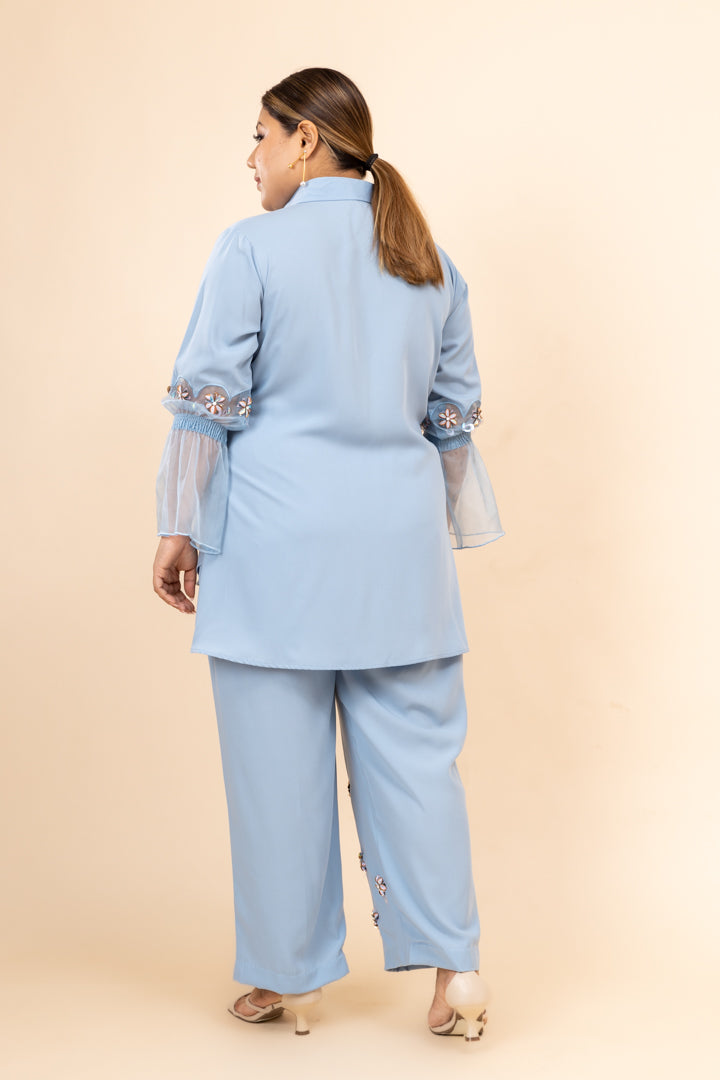 Ambar Sky Blue Co-ord Set