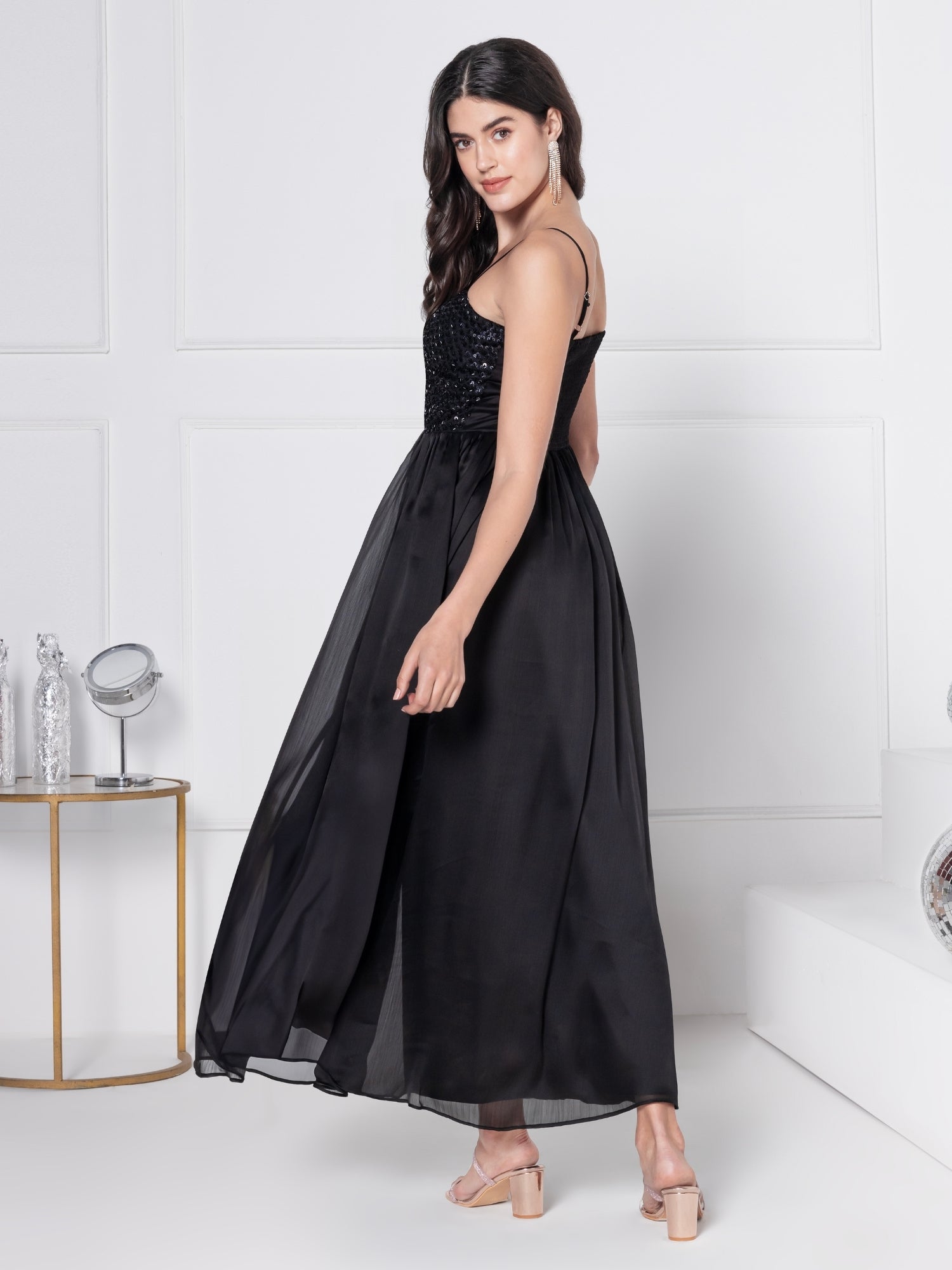 Midnight Luxe Gala Gown