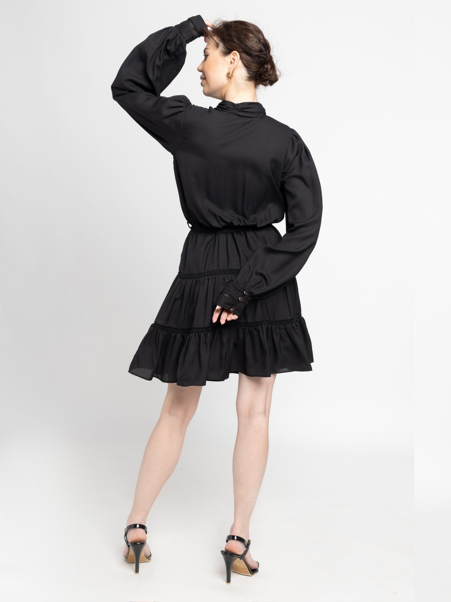 Midnight Black Mini Dress
