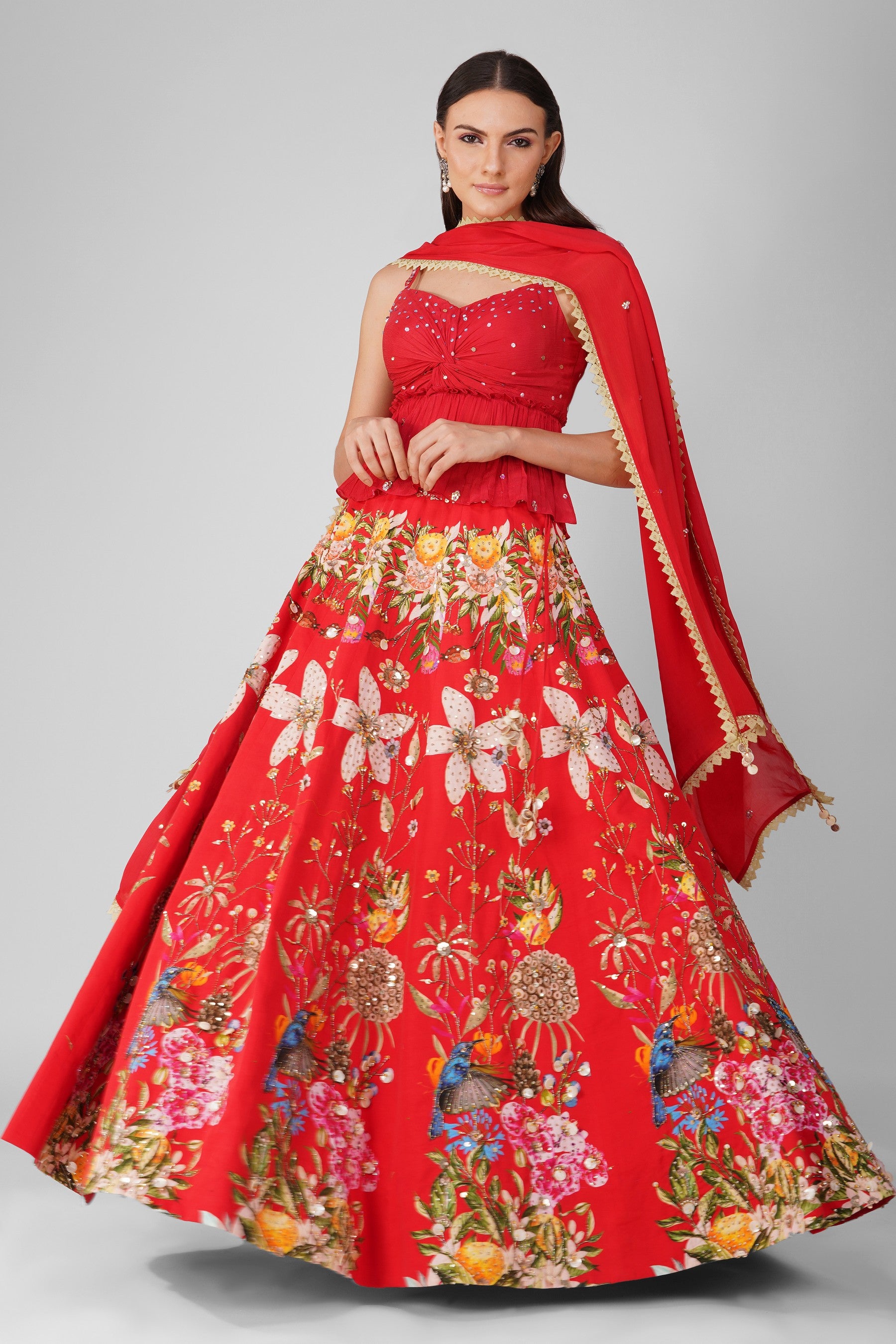 Sky Garden Printed Lehenga Set