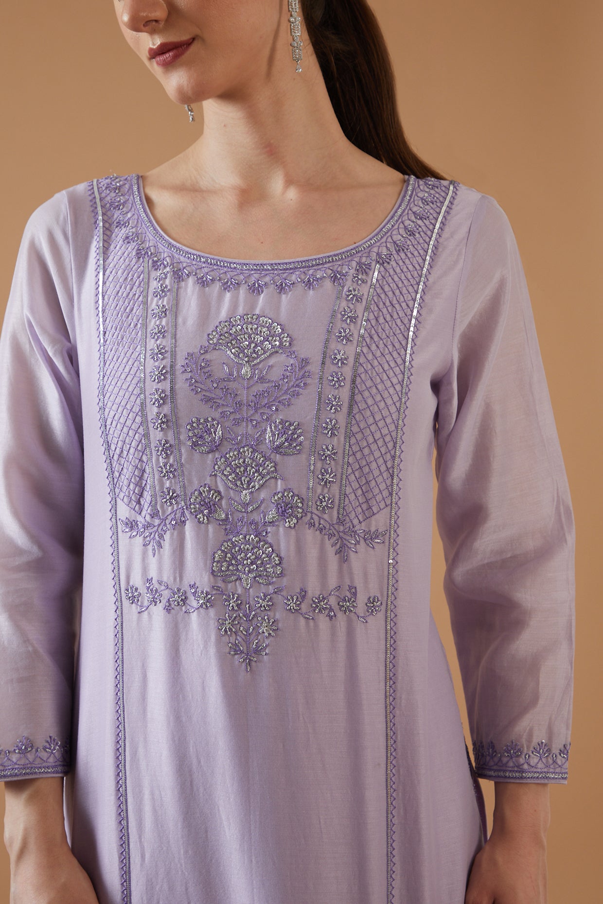 ZARDOZI HAND EMBROIDERED KURTA SET