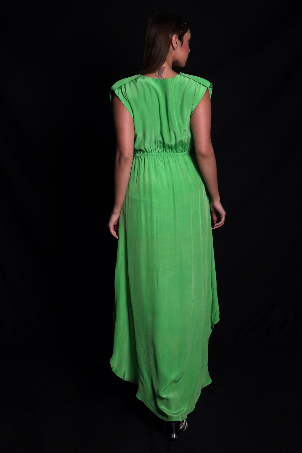 Absinthe Green Asymmetric Dress