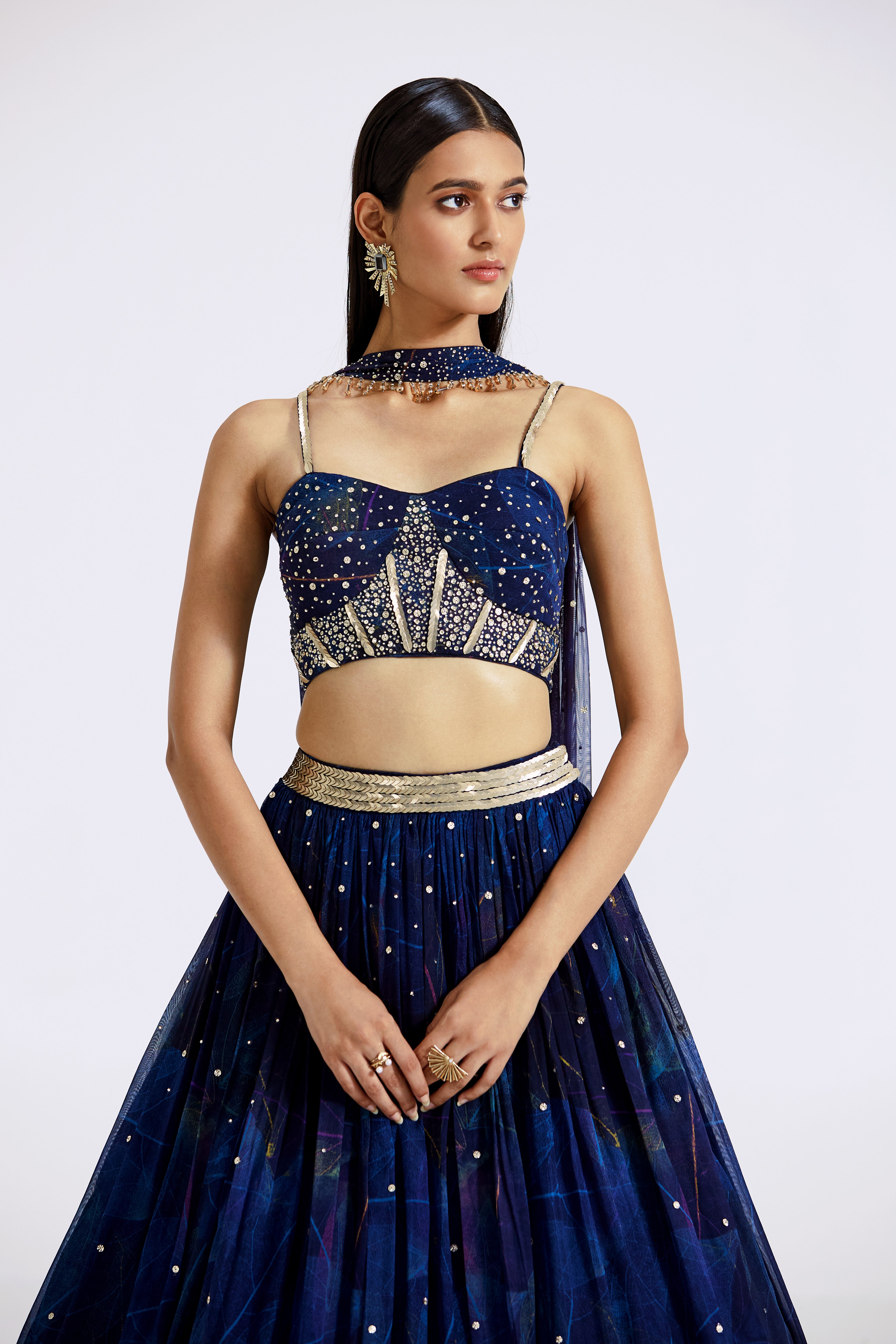 Blue Lehenga Set