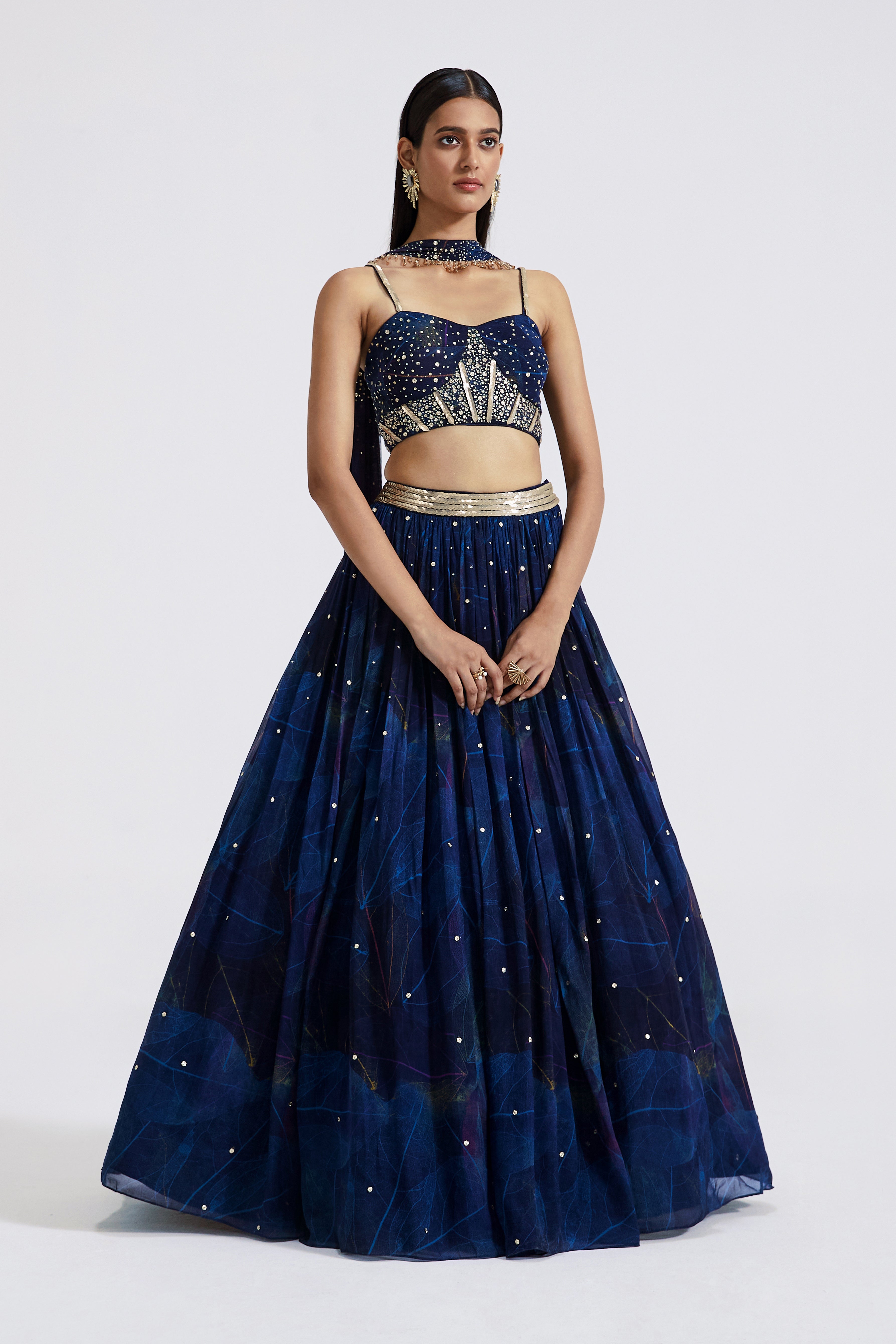 Blue Lehenga Set