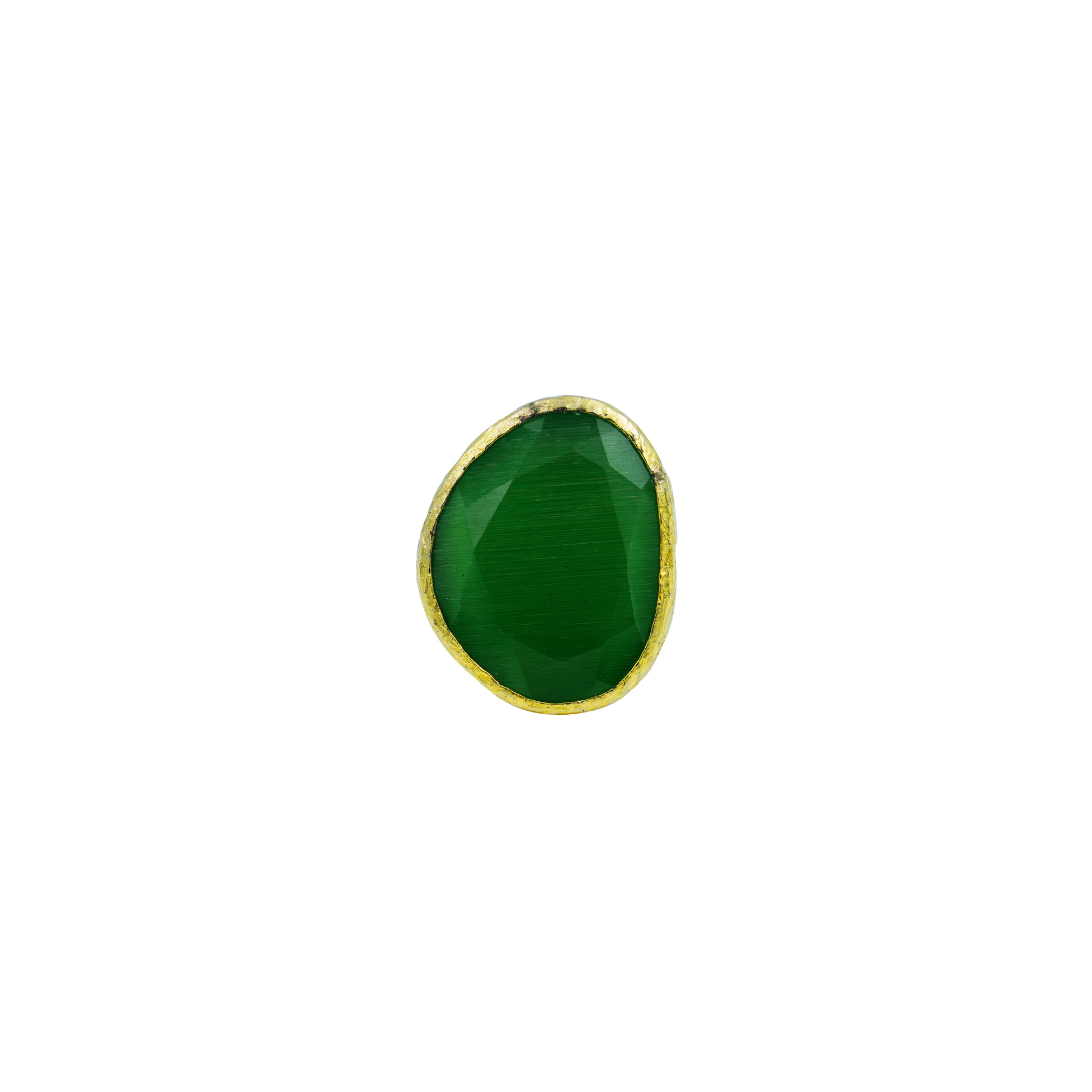 GREEN MONALISA RING