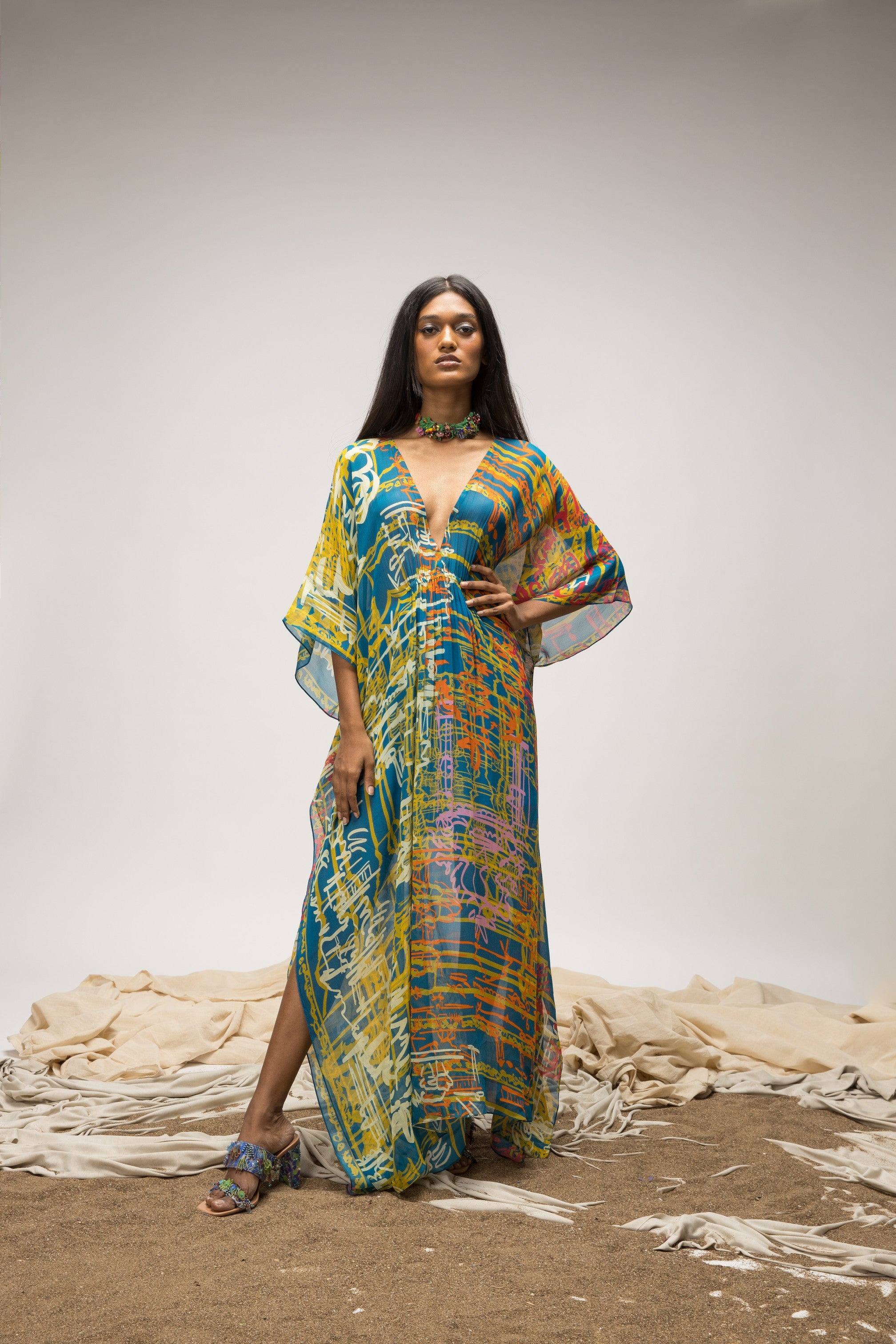 Ooty Kaftan Cover Up