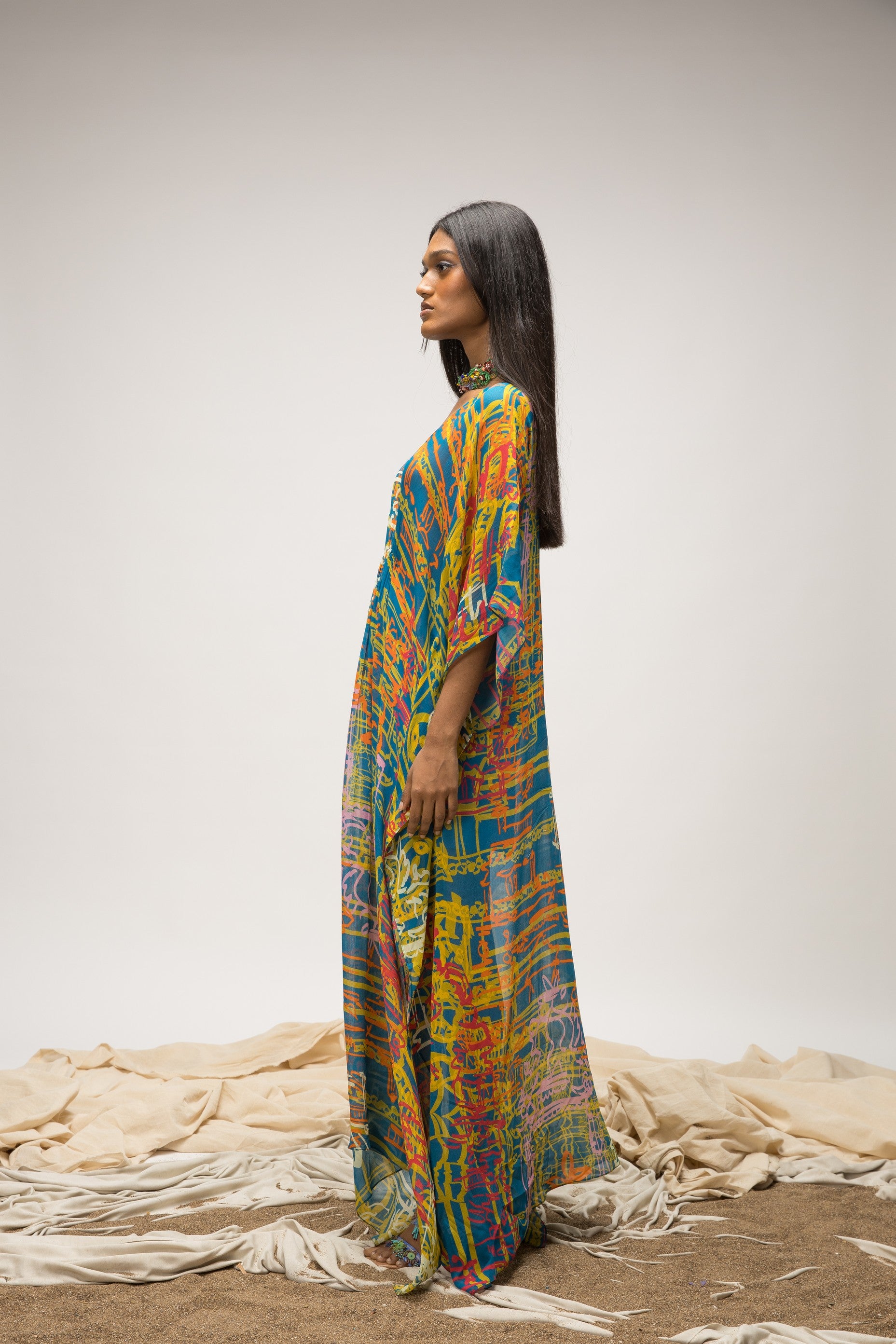 Ooty Kaftan Cover Up