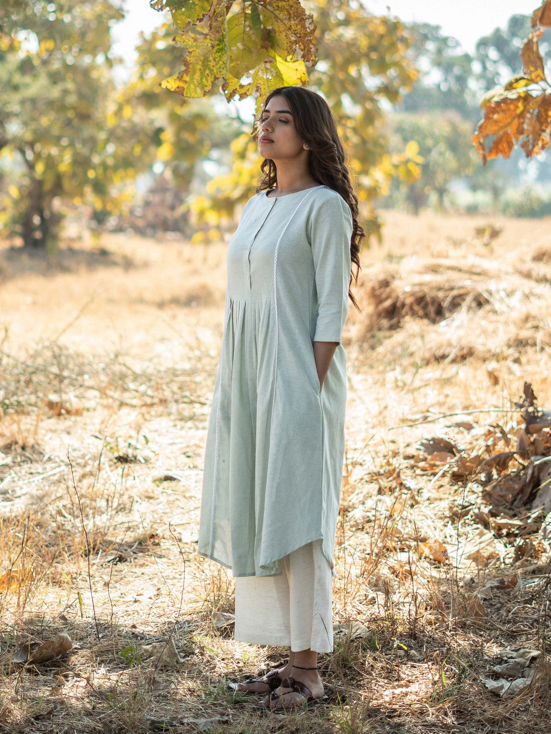 Hint Of Mint Kurta Set