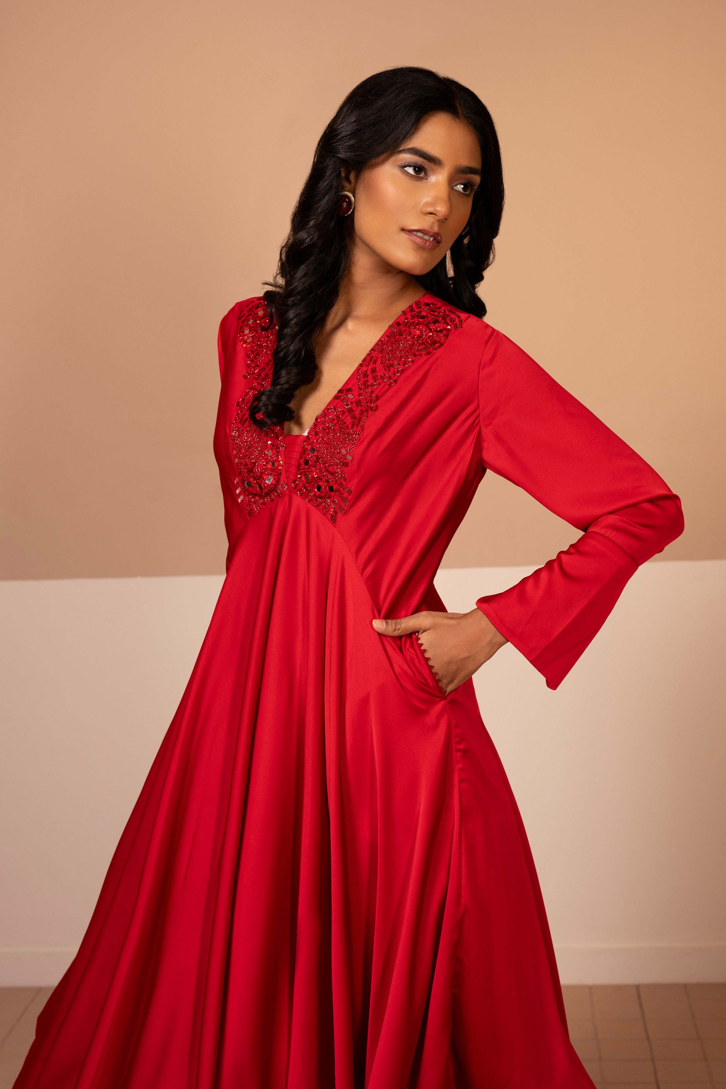 Amaryllis Scarlet Dress