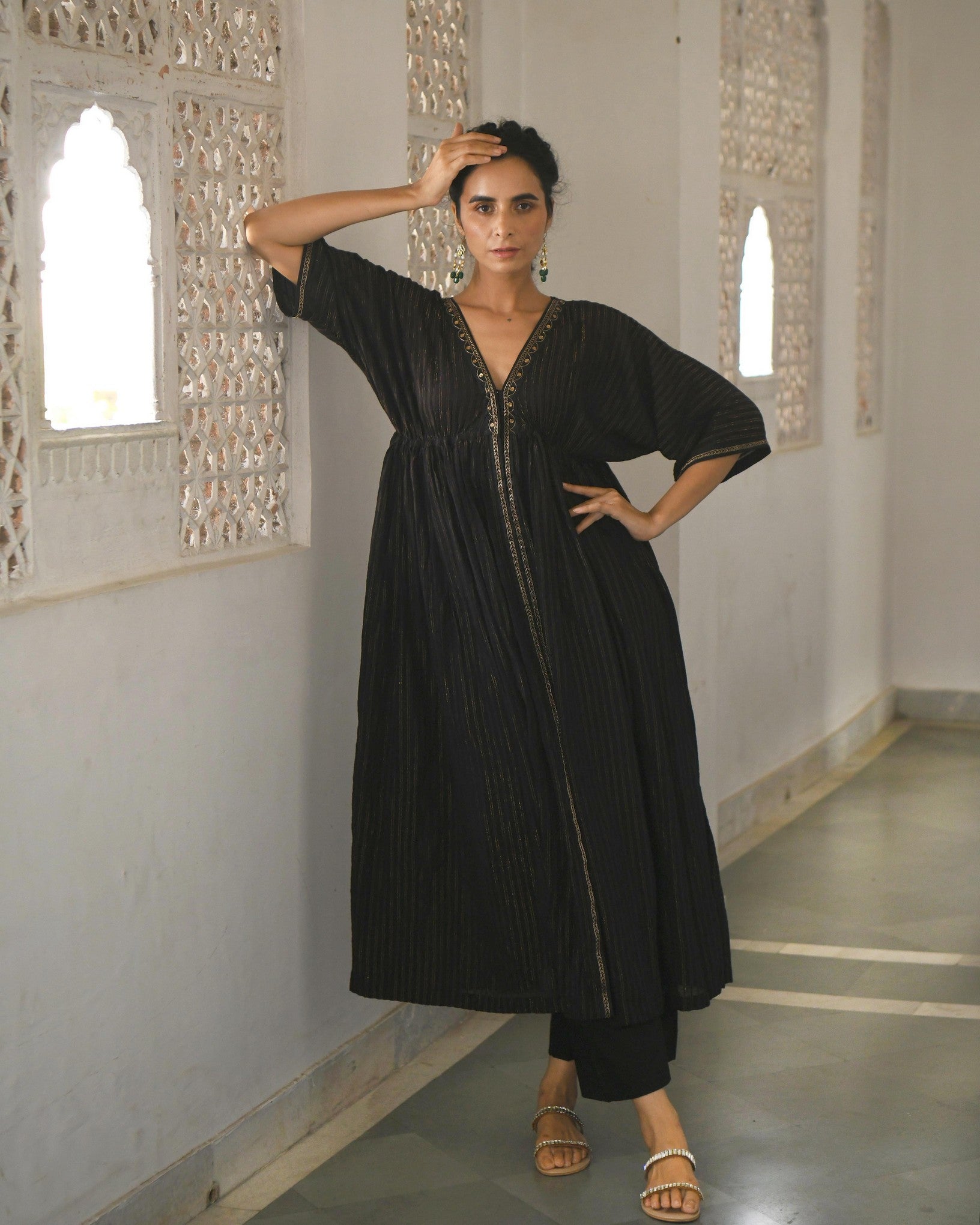 Cosmic Night Kaftan Set