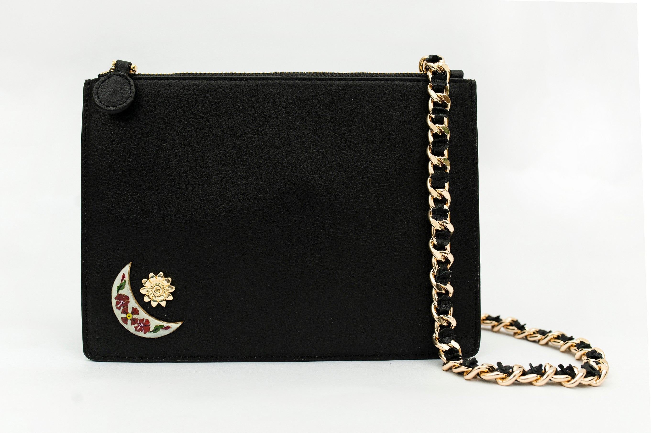 CRESCENT MOON CLUTCH