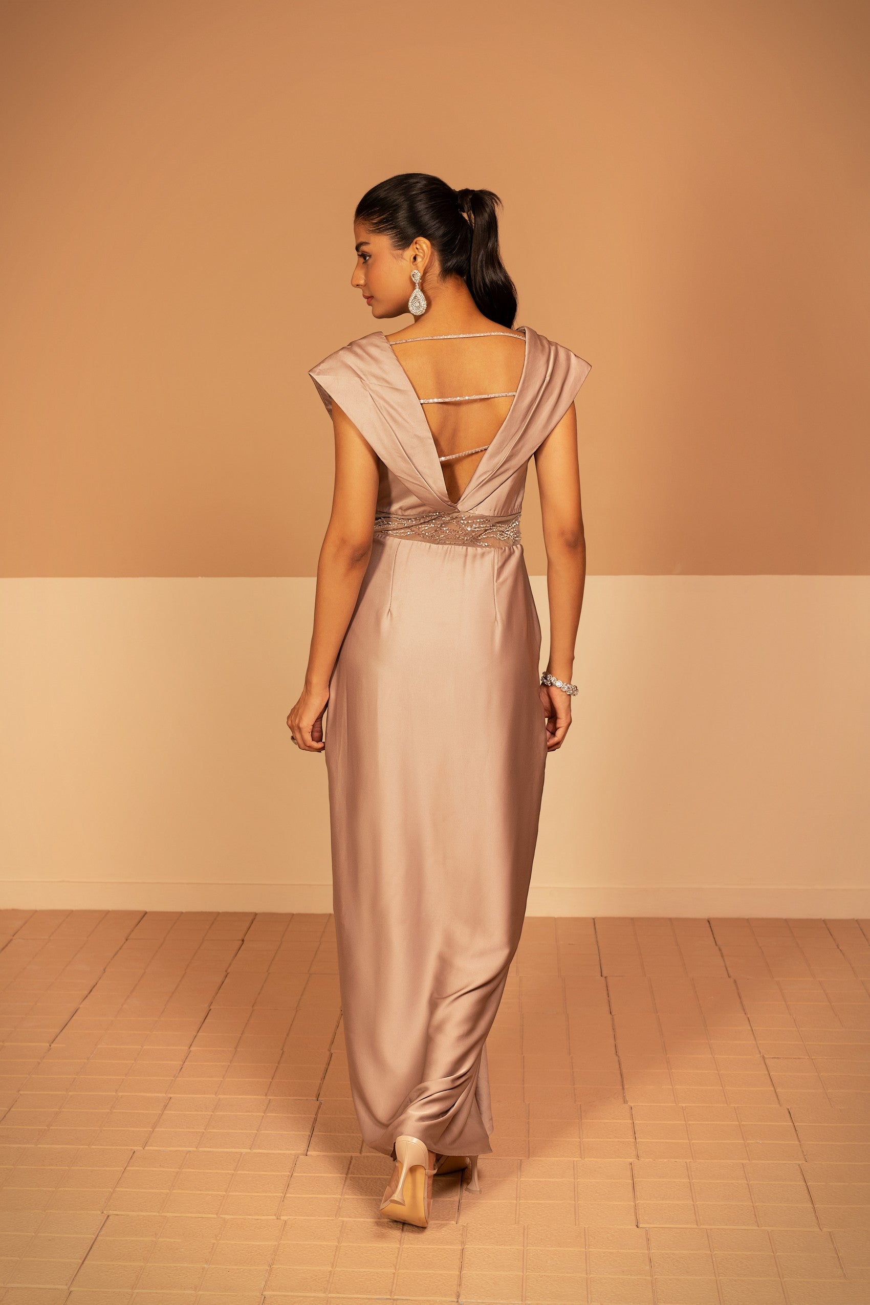 Alina Champagne Grace Dress