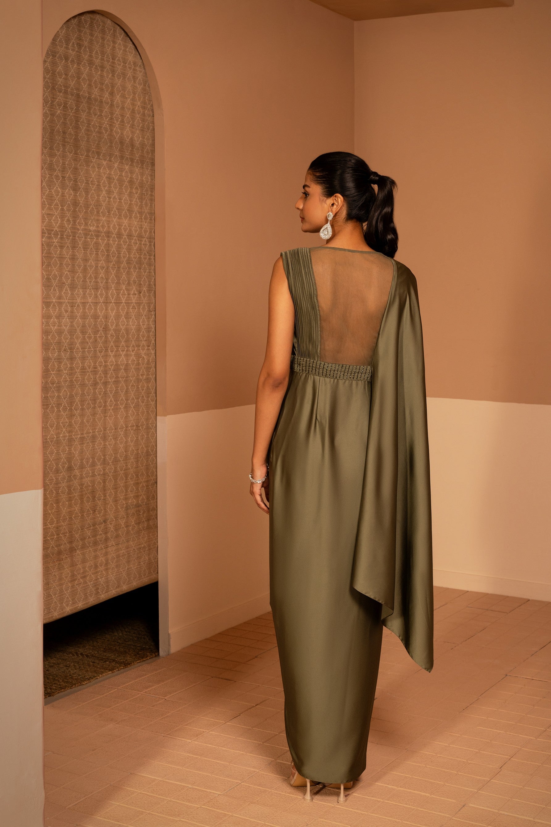 Laeba Olive Green Dress