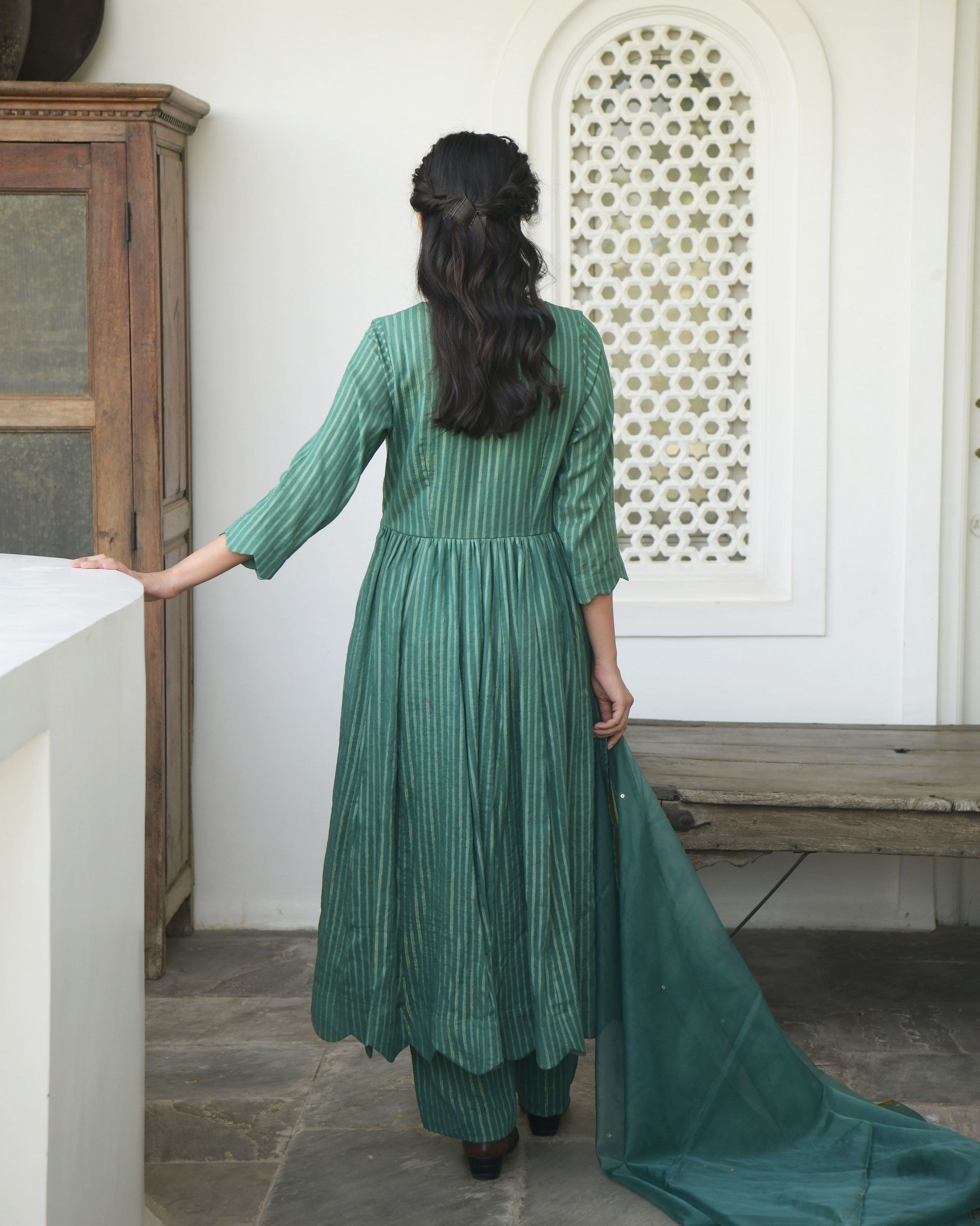 Golden Pine Kurta Set