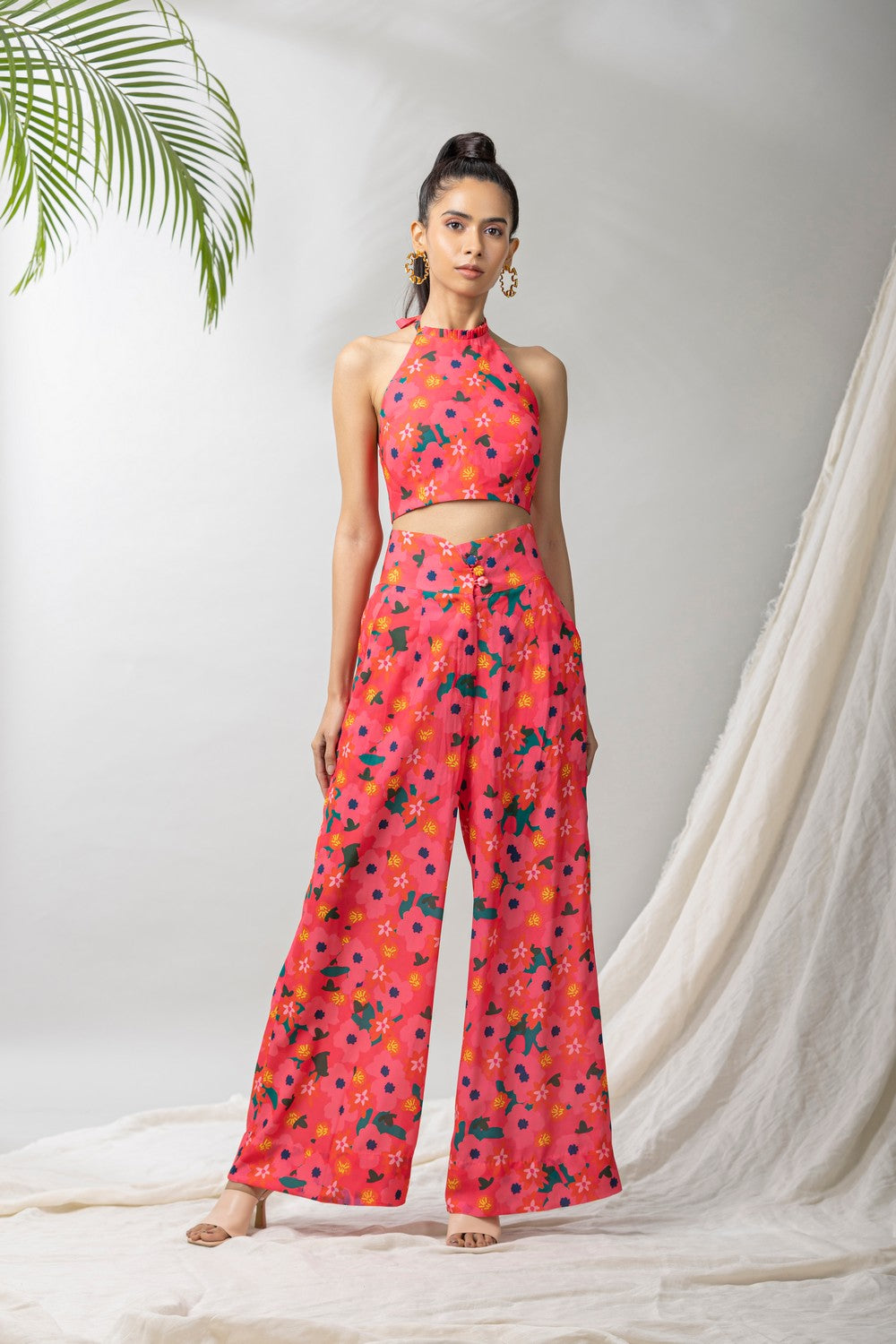 Flora halter co ord set