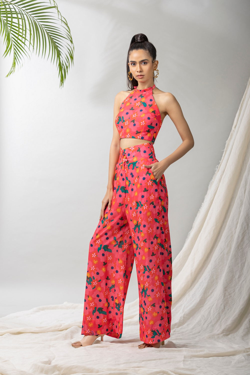 Flora halter co ord set