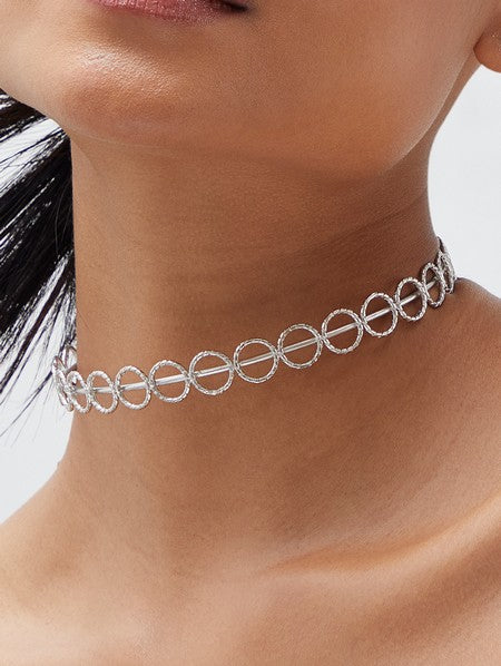 Noor Choker - Silver