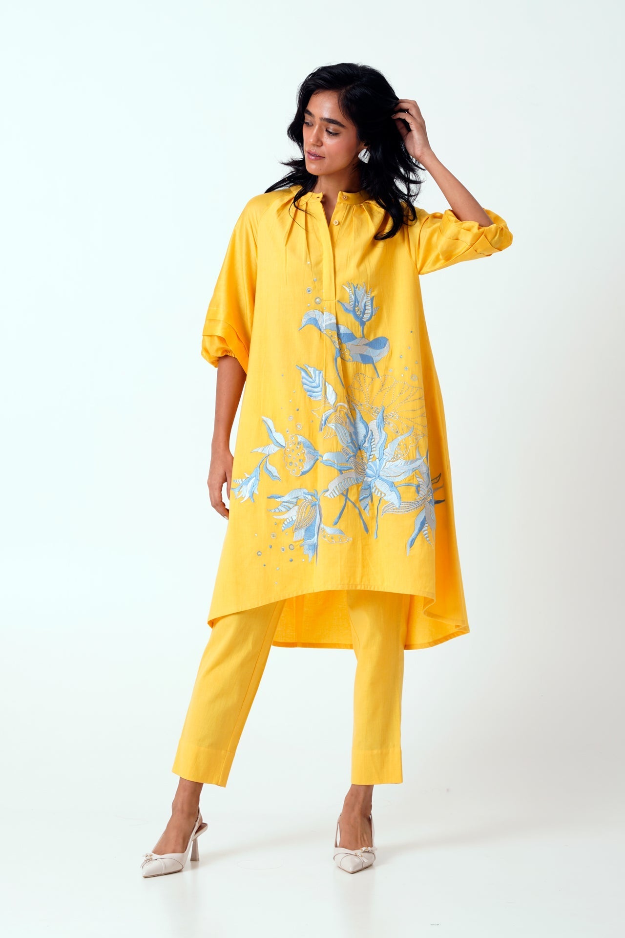 Canary Suvi Set - Embroidered Tunic + Pants