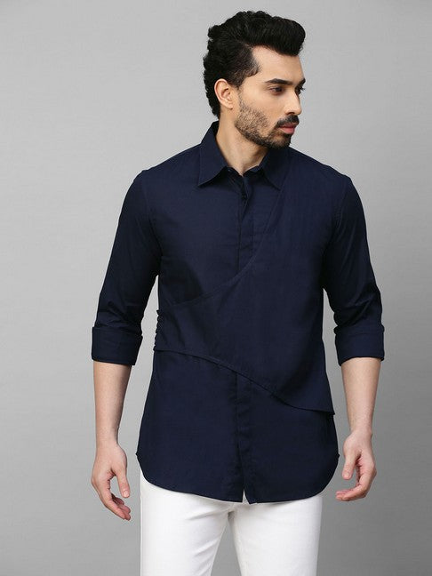 Dark Blue shirt with harness patch