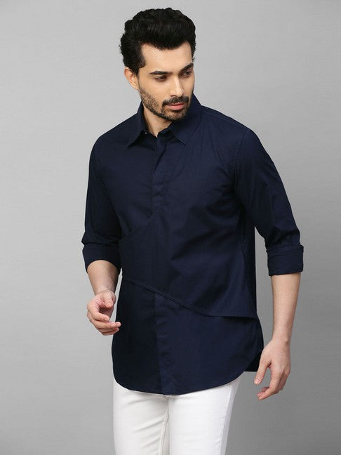 Dark Blue shirt with harness patch