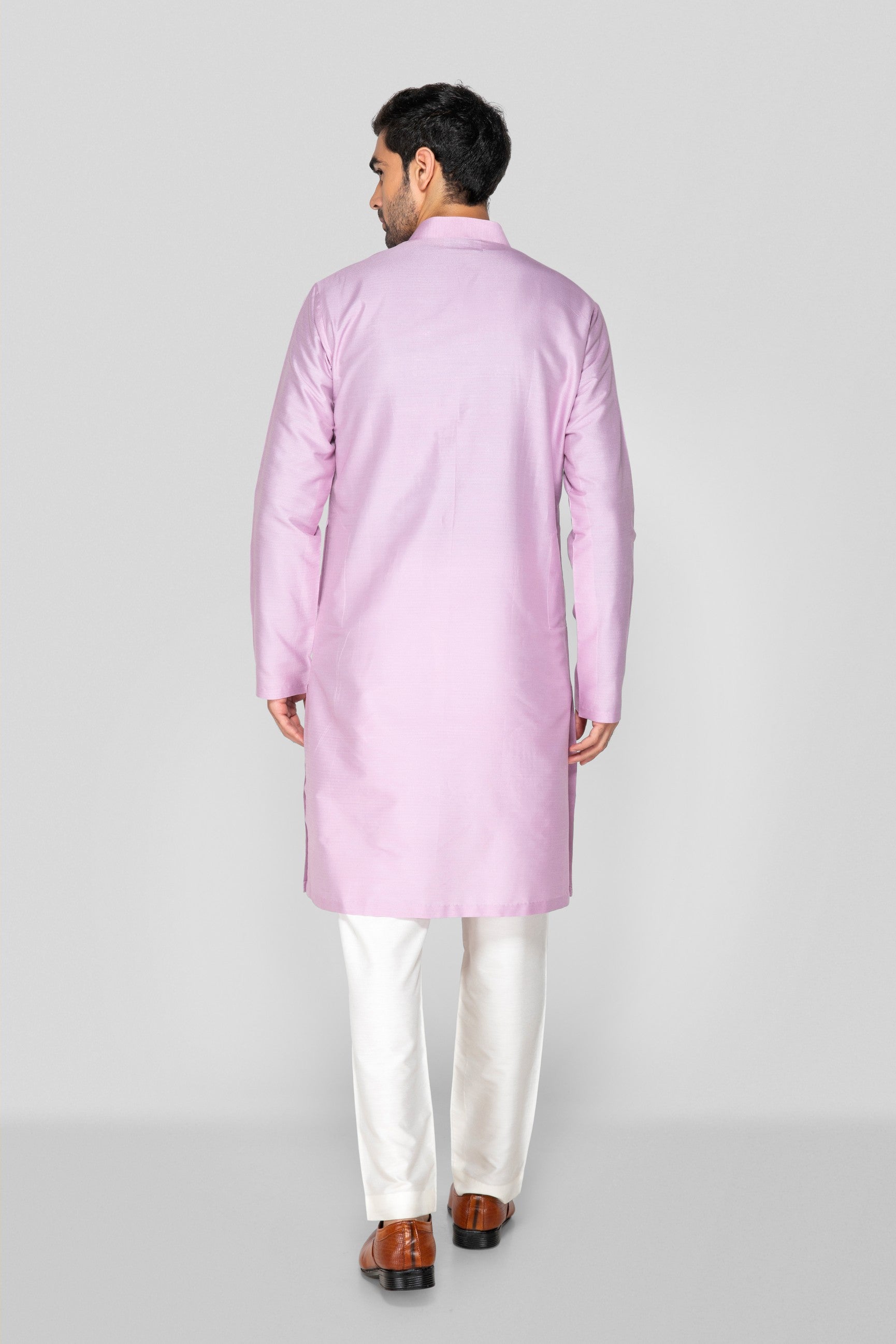 Lavender Applique Kurta Set