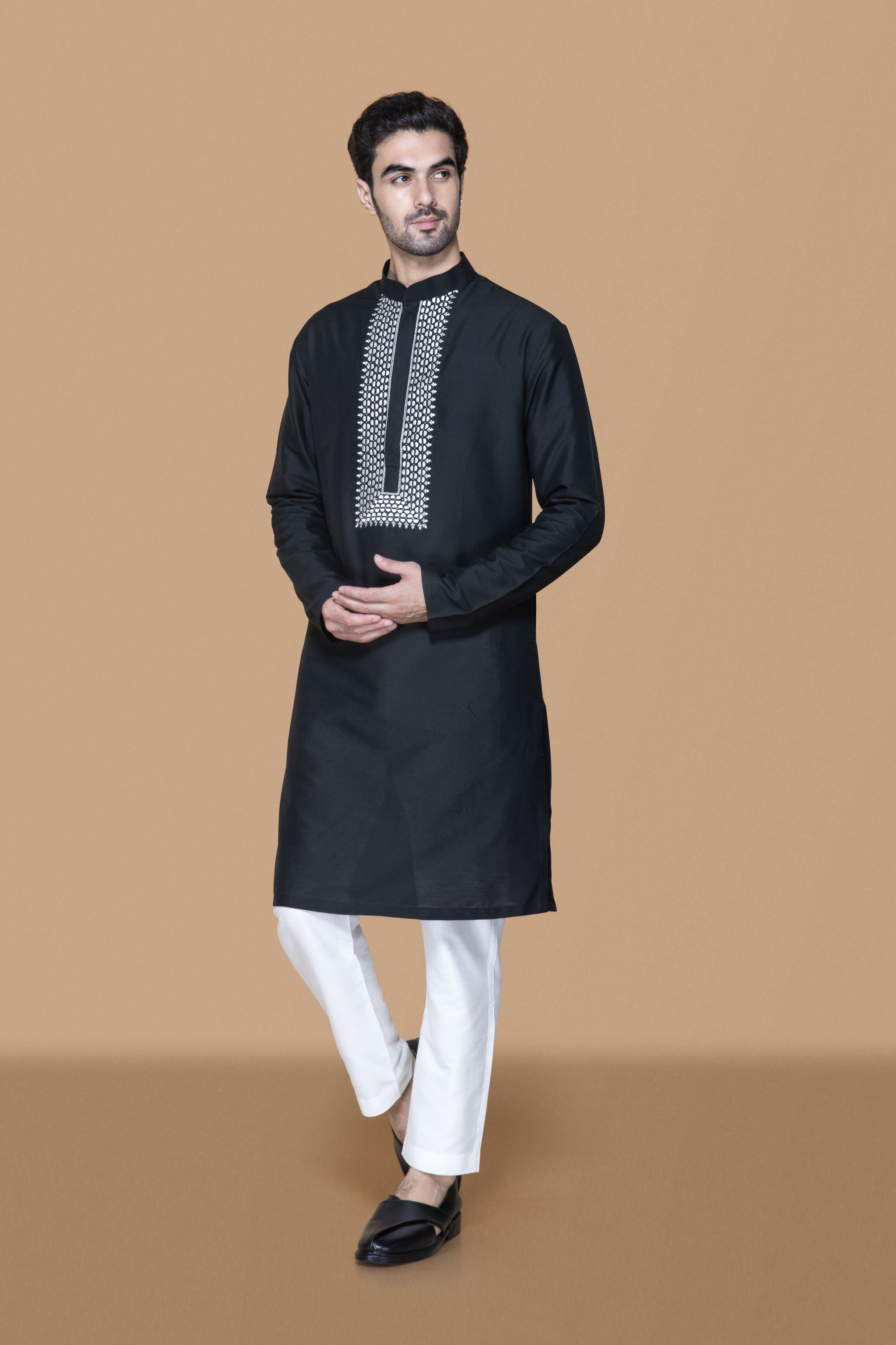 Black Kurta Set