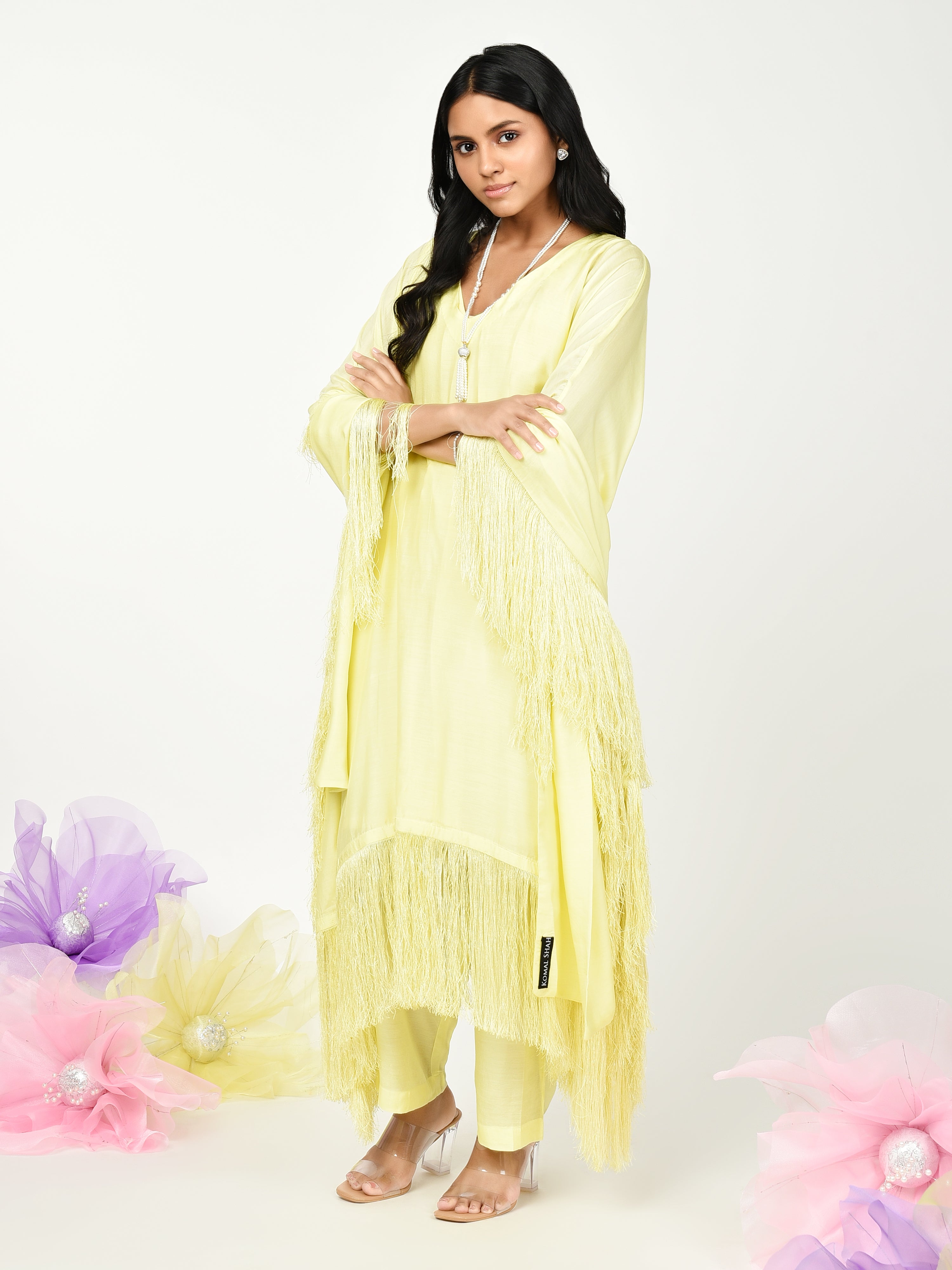 Yellow Kaftan Set