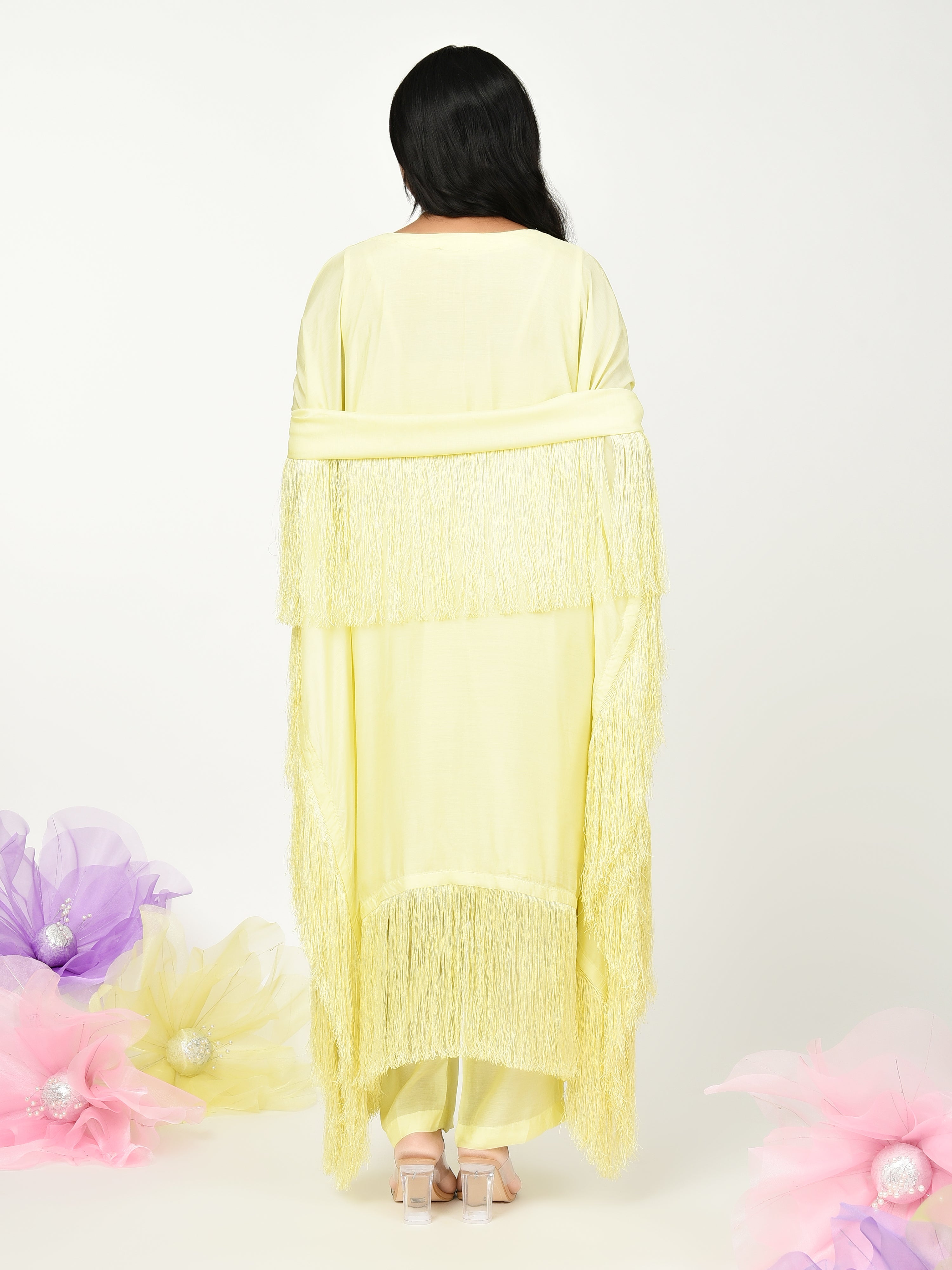 Yellow Kaftan Set