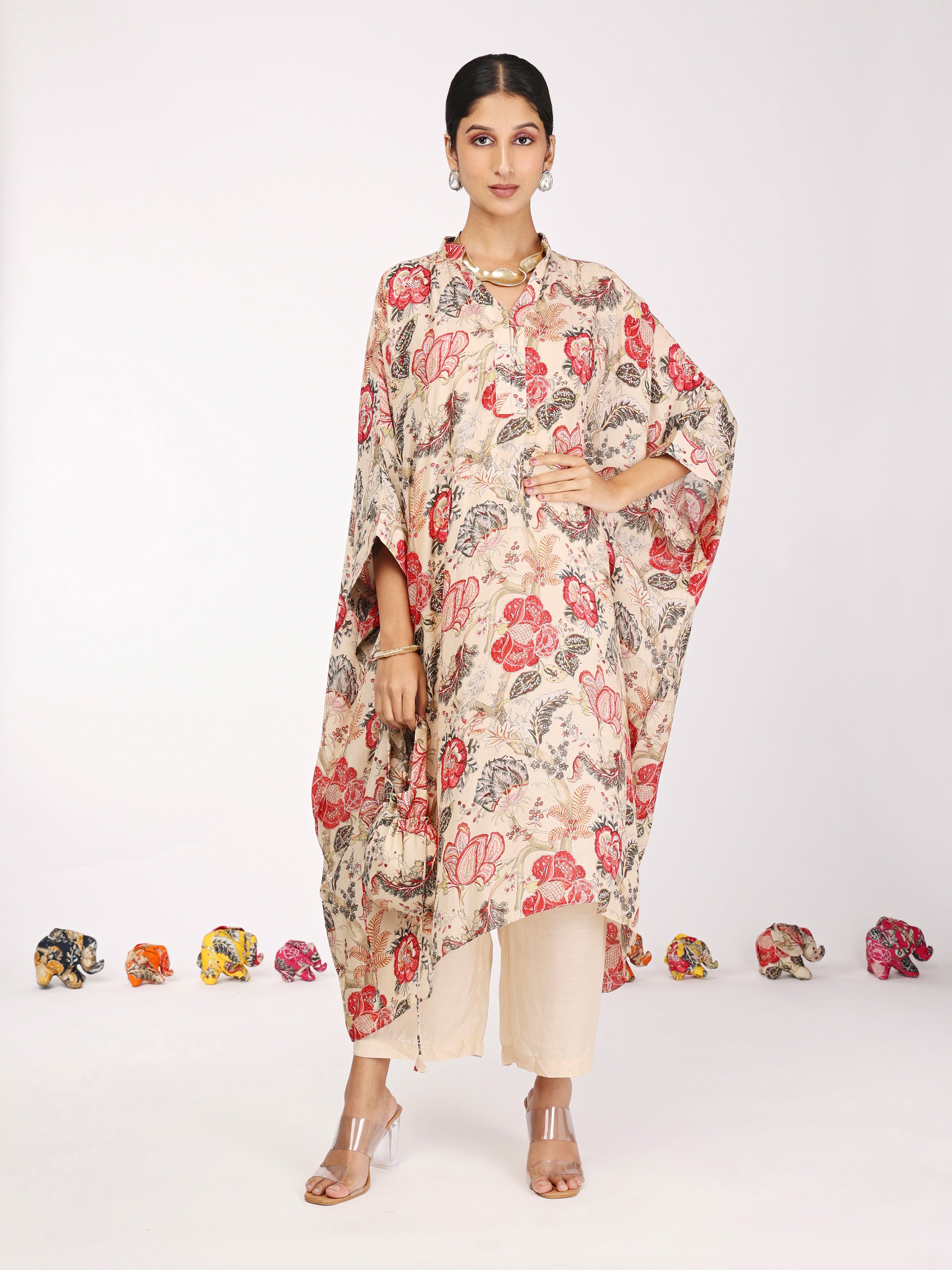 Bagh Kaftan Tunic Set