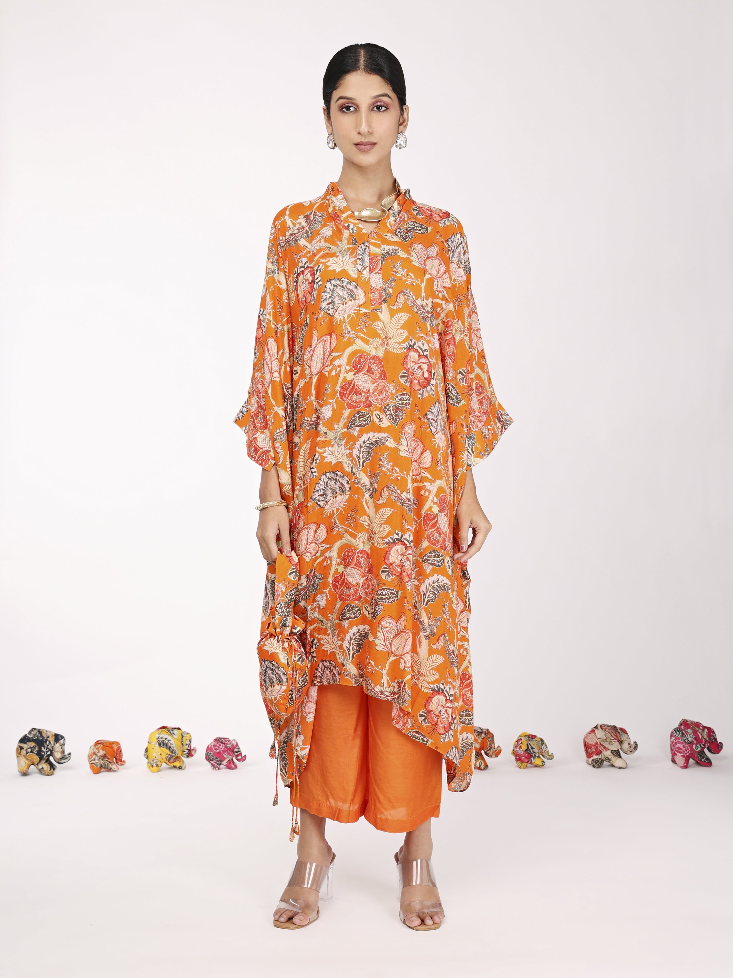 Bagh Kaftan Tunic Set