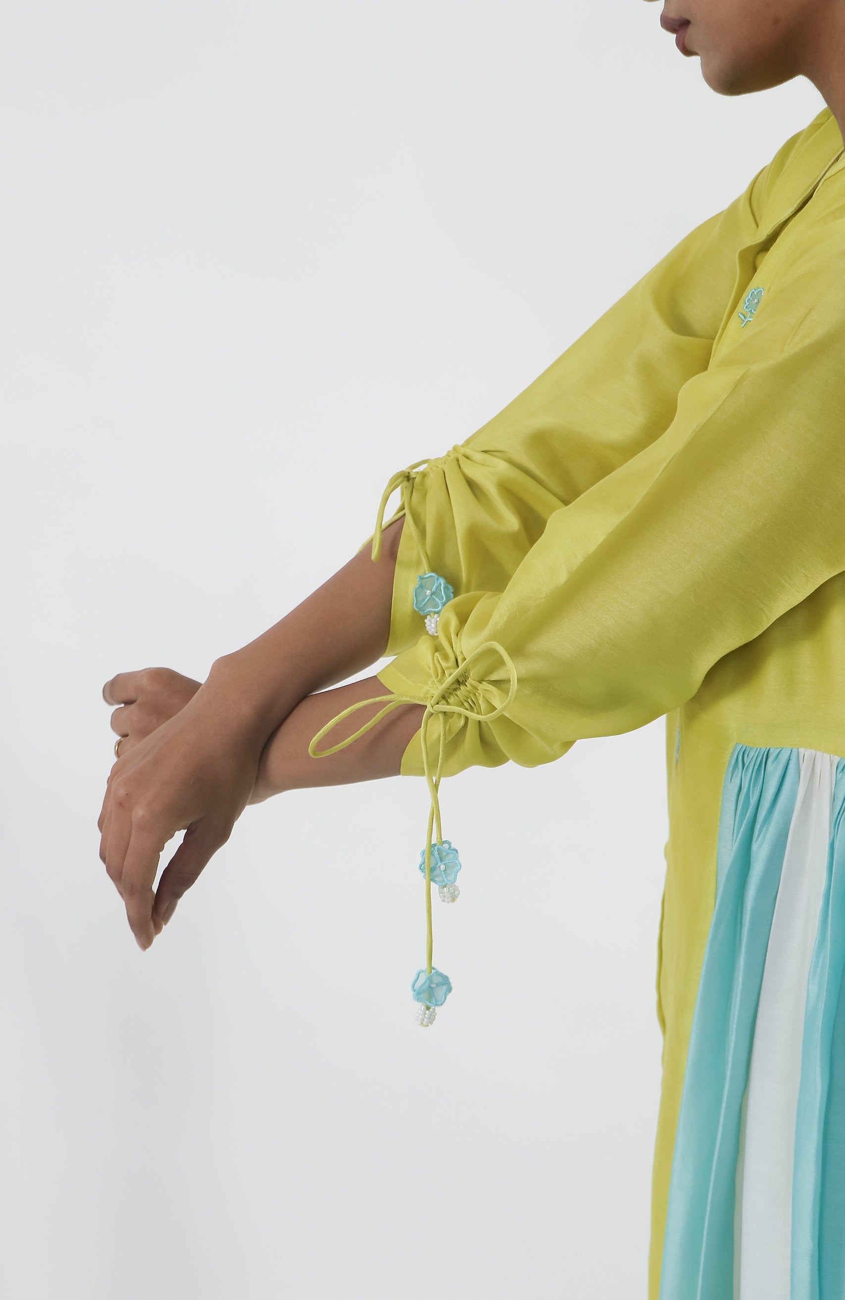 Lime Kulfi Shirt Dress