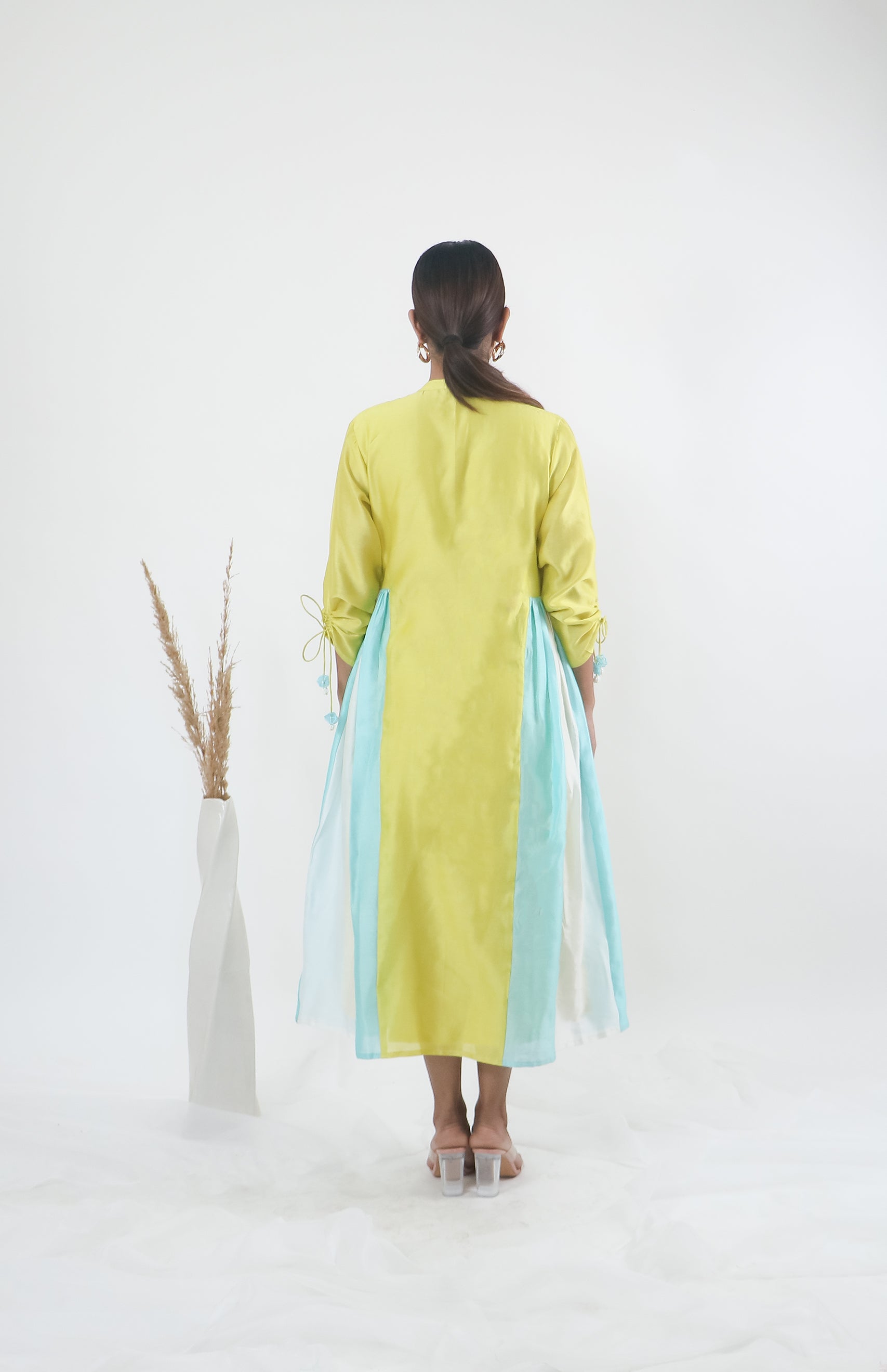 Lime Kulfi Shirt Dress