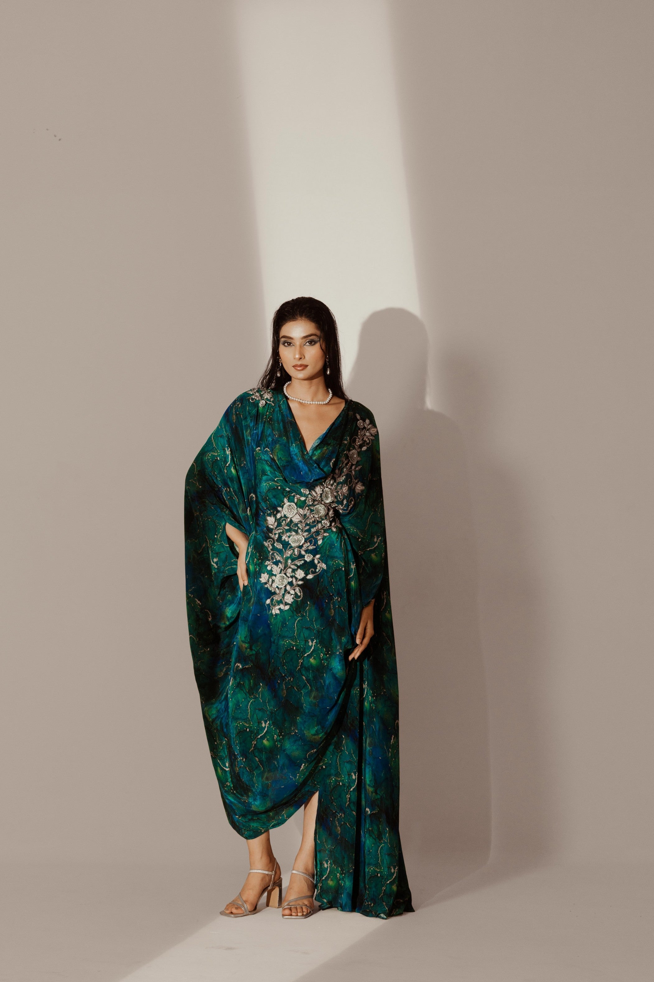 Abstract Print Kaftaan