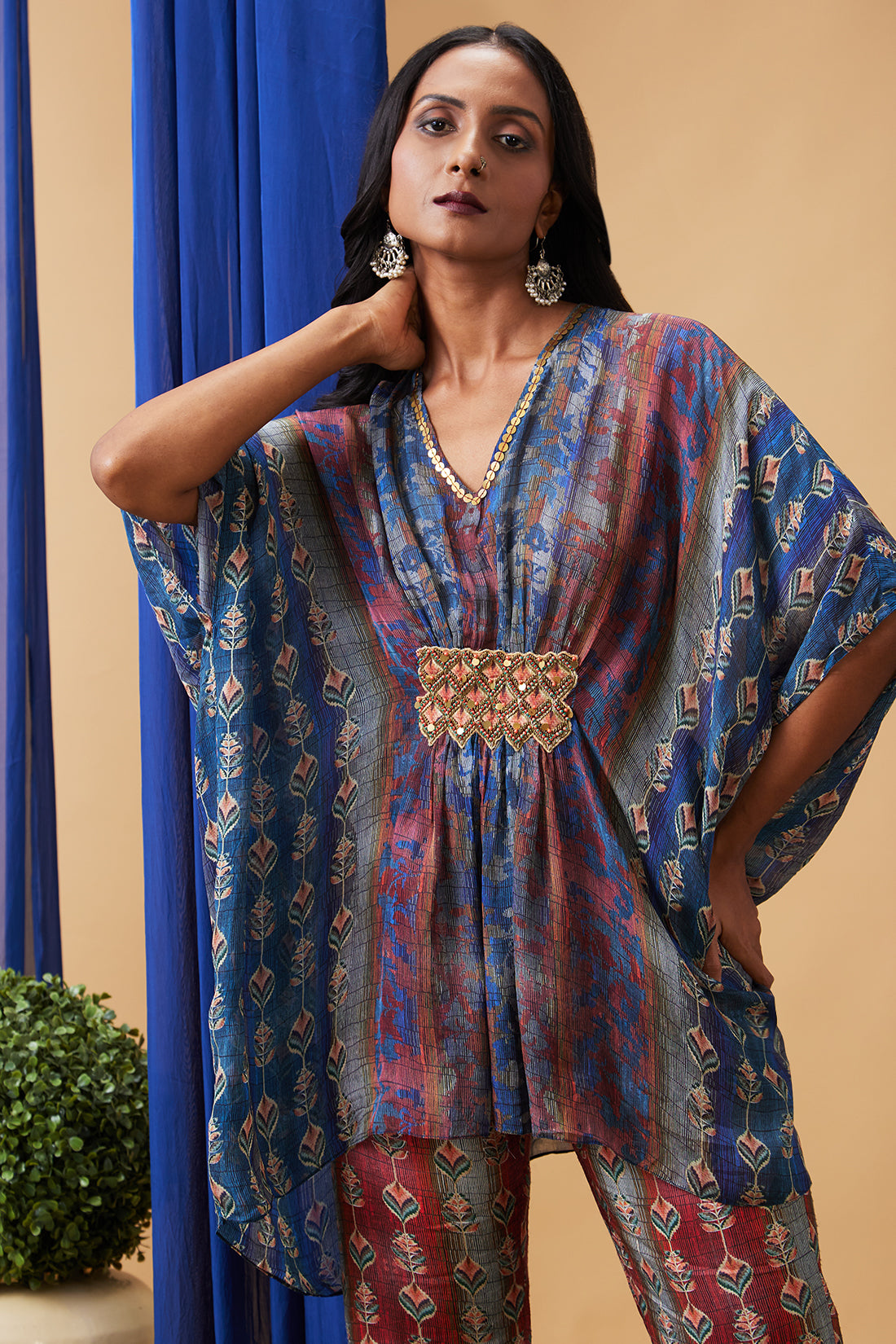 Adah Embroidered Kaftan Set